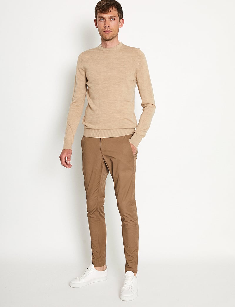Bruun & Stengade - BS Anton Slim Fit Chinos - chinos - sand - 0