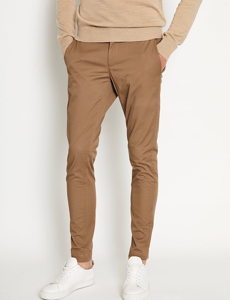 Bruun & Stengade - BS Anton Slim Fit Chinos - chinos - sand - 3