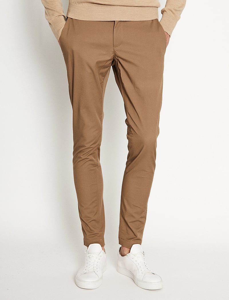 Bruun & Stengade - BS Anton Slim Fit Chinos - chinos - sand - 4