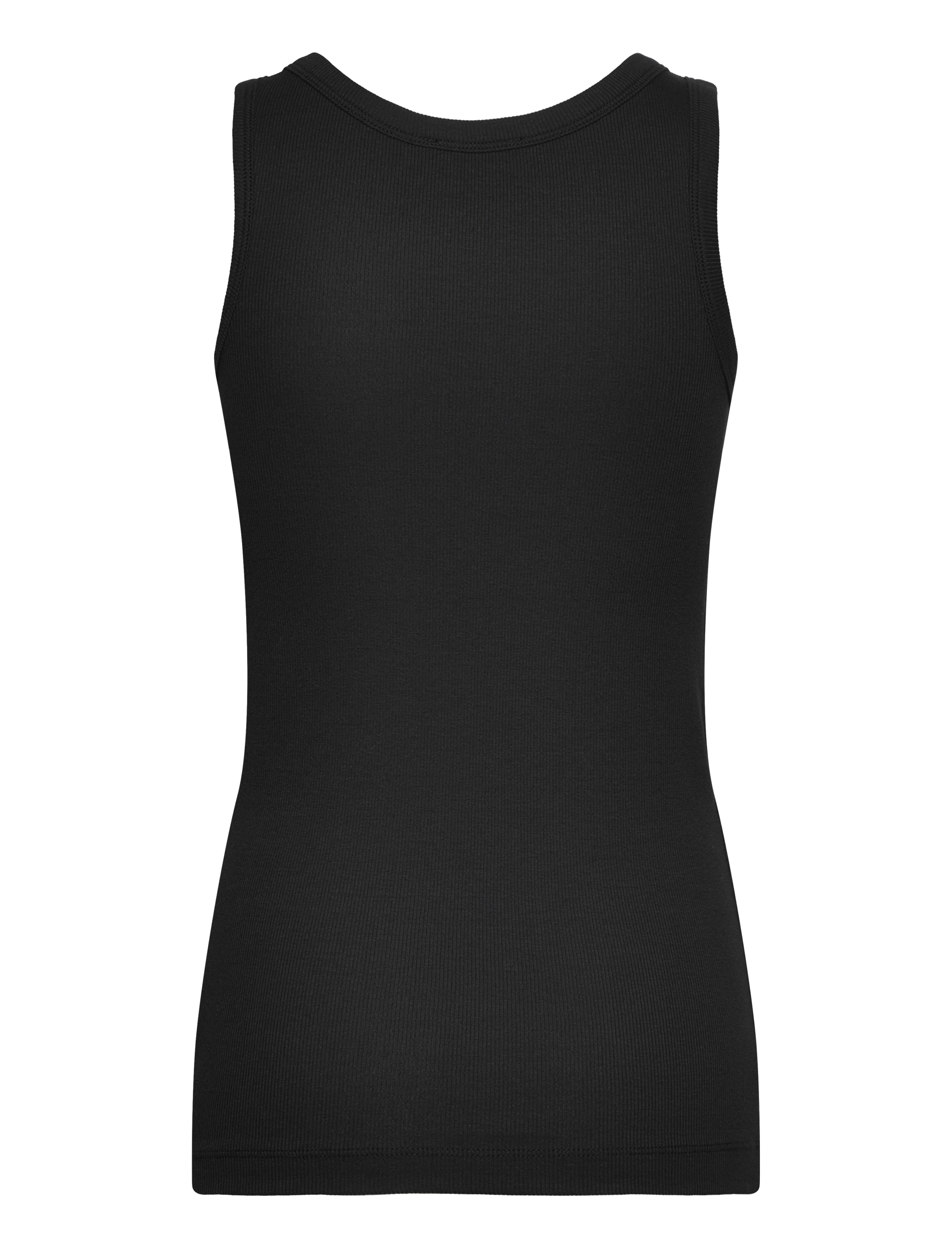 Bruun & Stengade - BS Charlotte Regular Fit Top - topid ja varrukateta alussärgid - black - 2