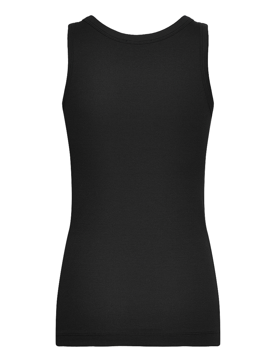 Bruun & Stengade - BS Charlotte Regular Fit Top - tanktops - black - 2