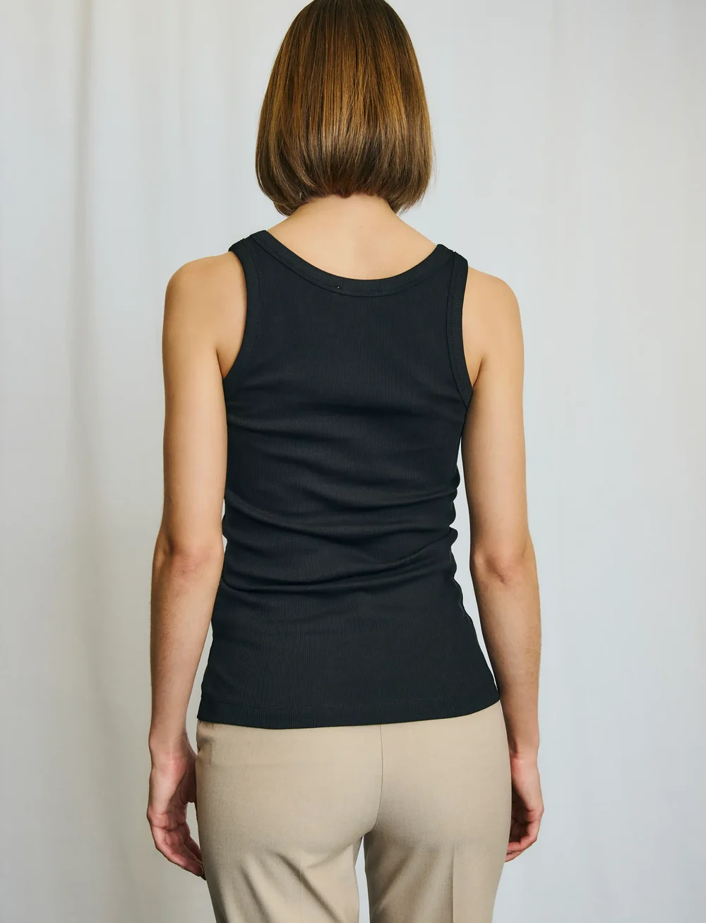 Bruun & Stengade - BS Charlotte Regular Fit Top - tanktops - black - 5