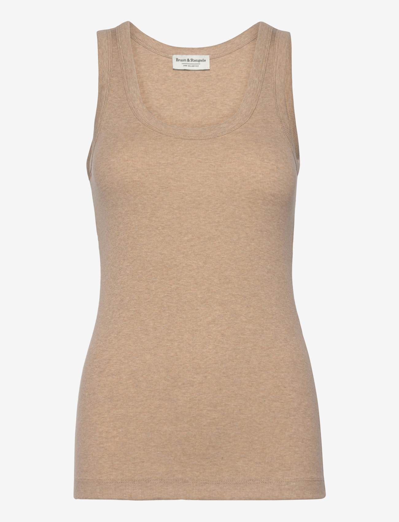 Bruun & Stengade - BS Charlotte Regular Fit Top - hihattomat topit - sand - 1