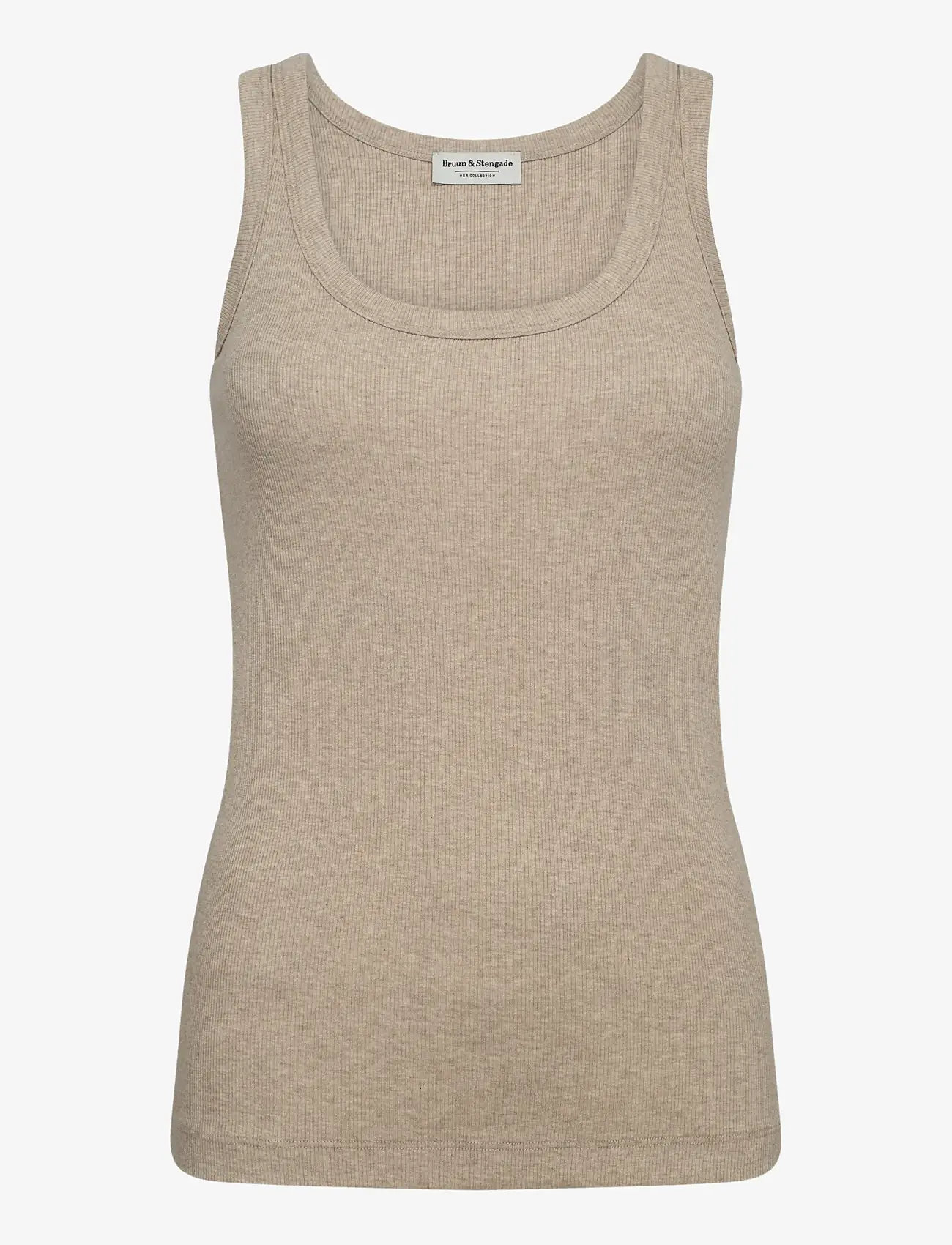 Bruun & Stengade - BS Charlotte Regular Fit Top - hihattomat topit - sand - 2