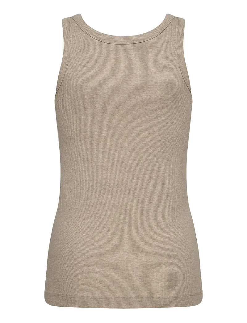 Bruun & Stengade - BS Charlotte Regular Fit Top - hihattomat topit - sand - 3