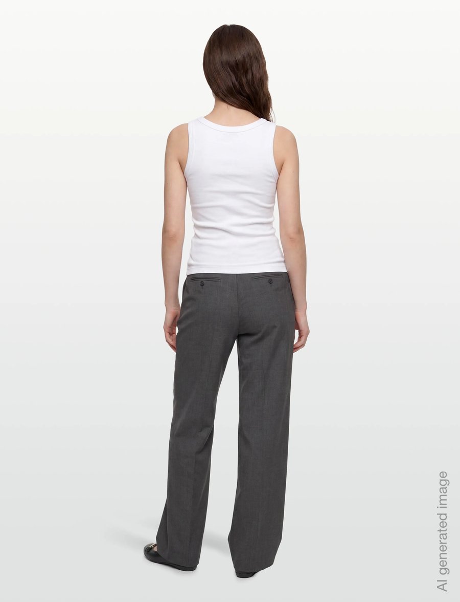 Bruun & Stengade - BS Charlotte Regular Fit Top - hihattomat paidat - white - 4