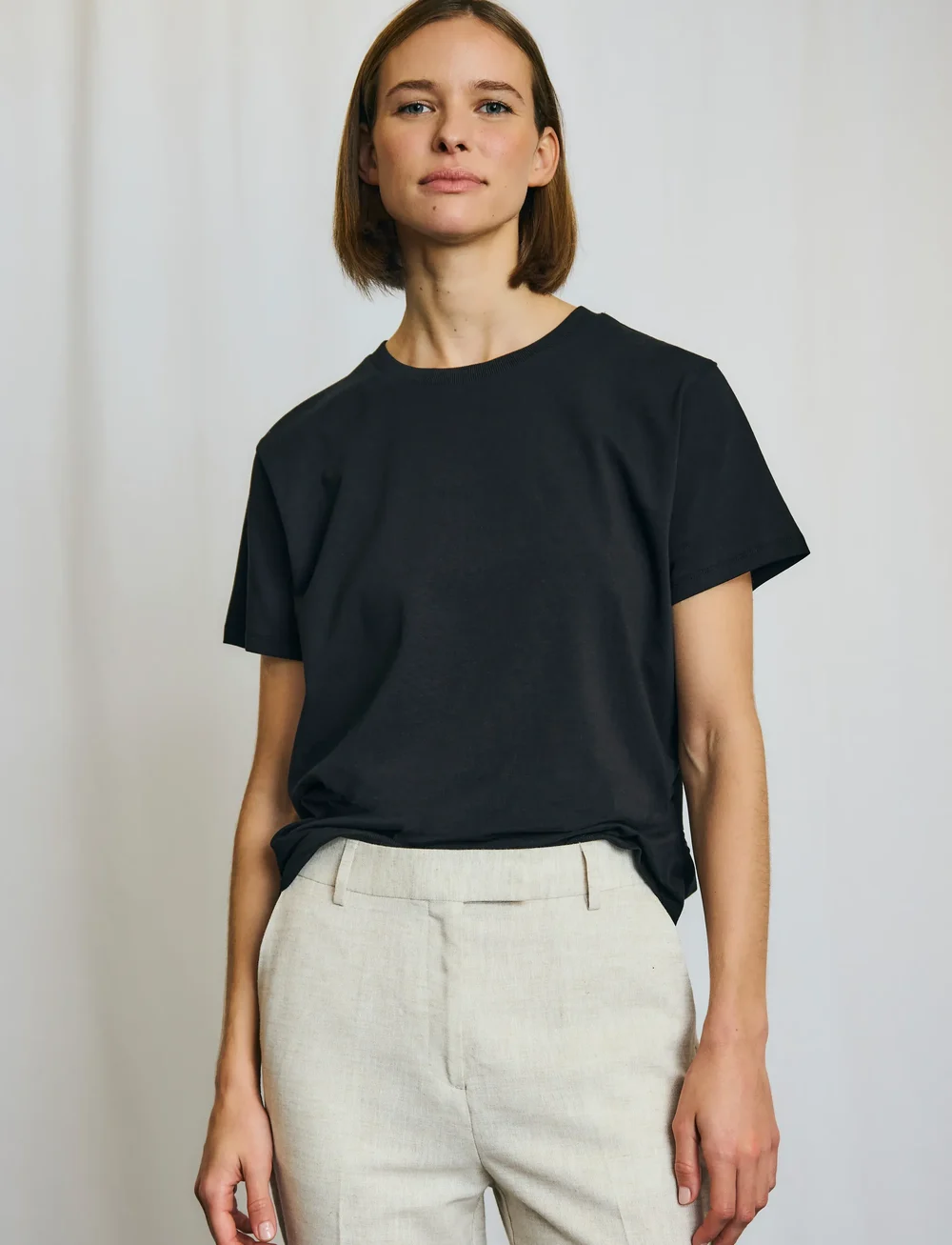 Bruun & Stengade - BS Luna T-Shirt - t-skjorter - black - 0