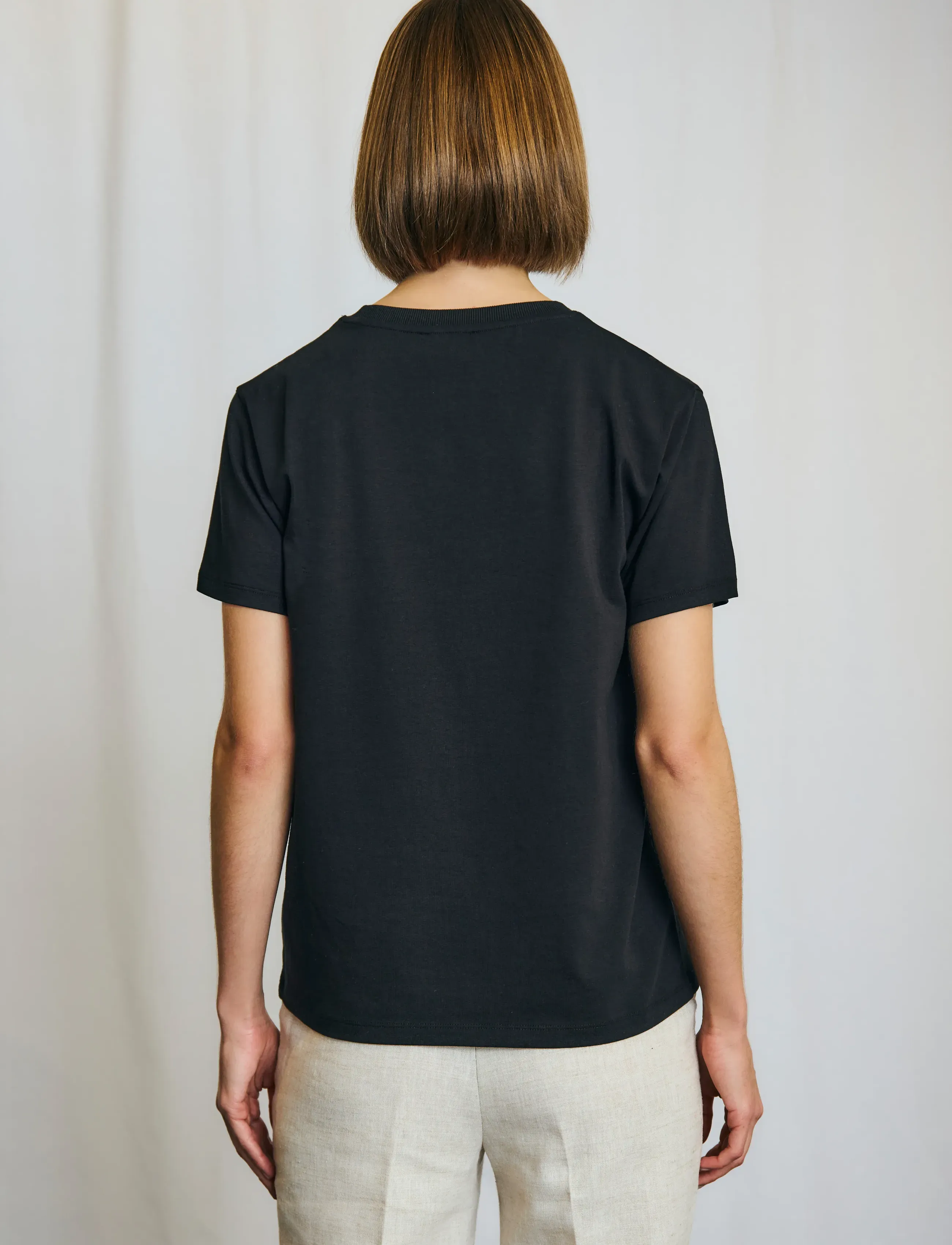 Bruun & Stengade - BS Luna T-Shirt - t-shirts - black - 4