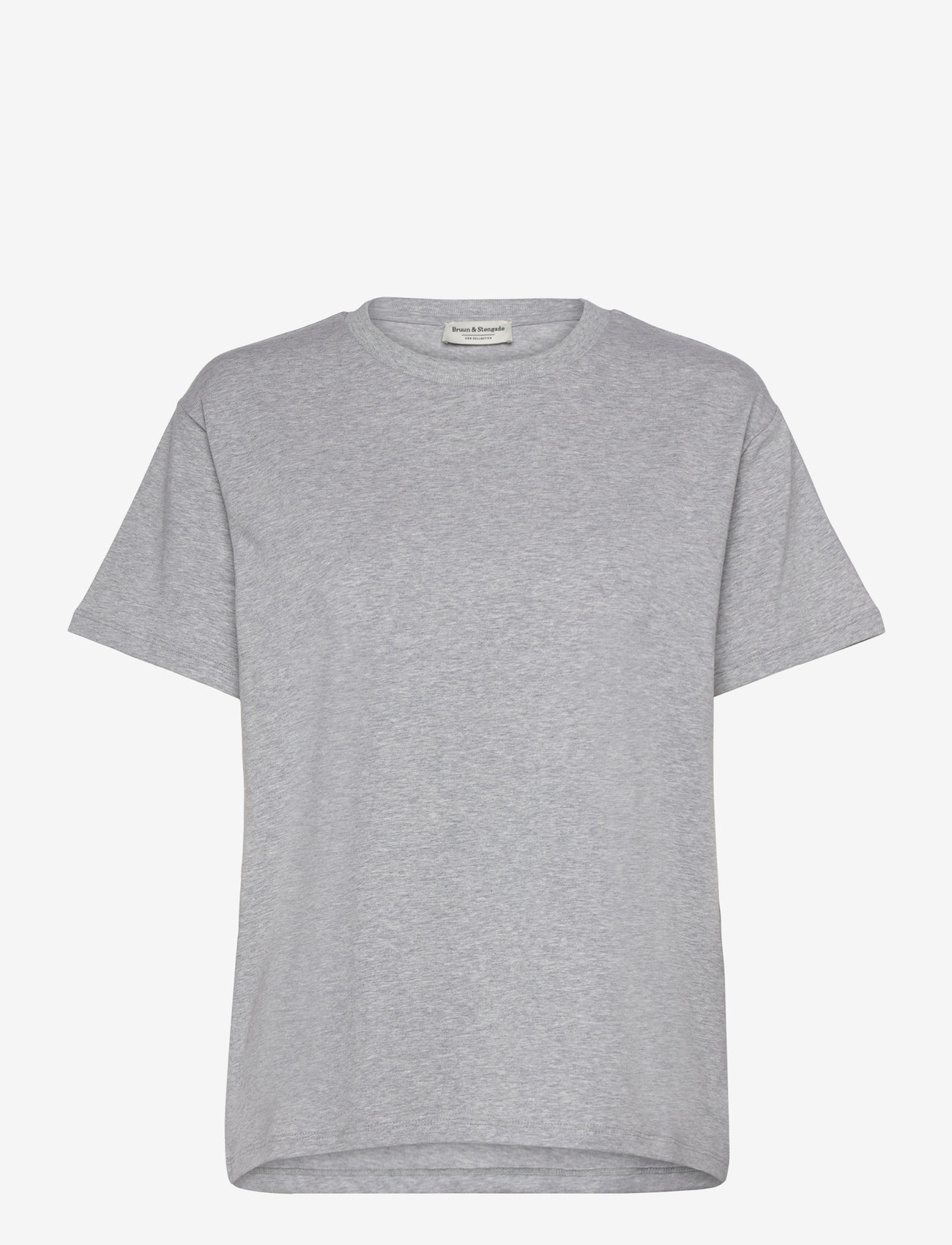 Bruun & Stengade - BS Luna T-Shirt - t-shirts - light grey - 1