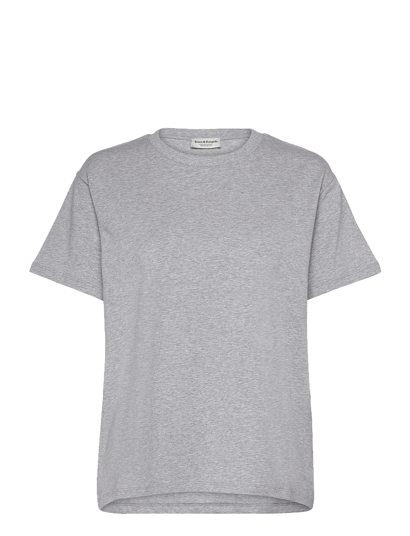 Bruun & Stengade - BS Luna T-Shirt - t-shirts - light grey - 1