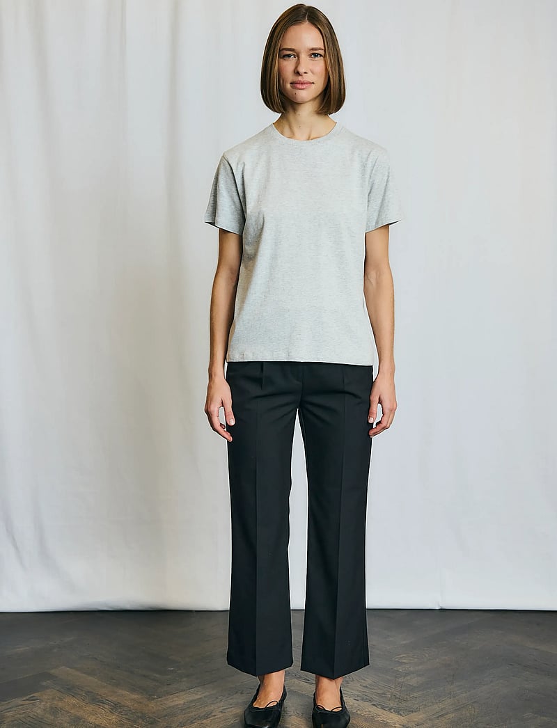 Bruun & Stengade - BS Luna T-Shirt - t-shirts - light grey - 0