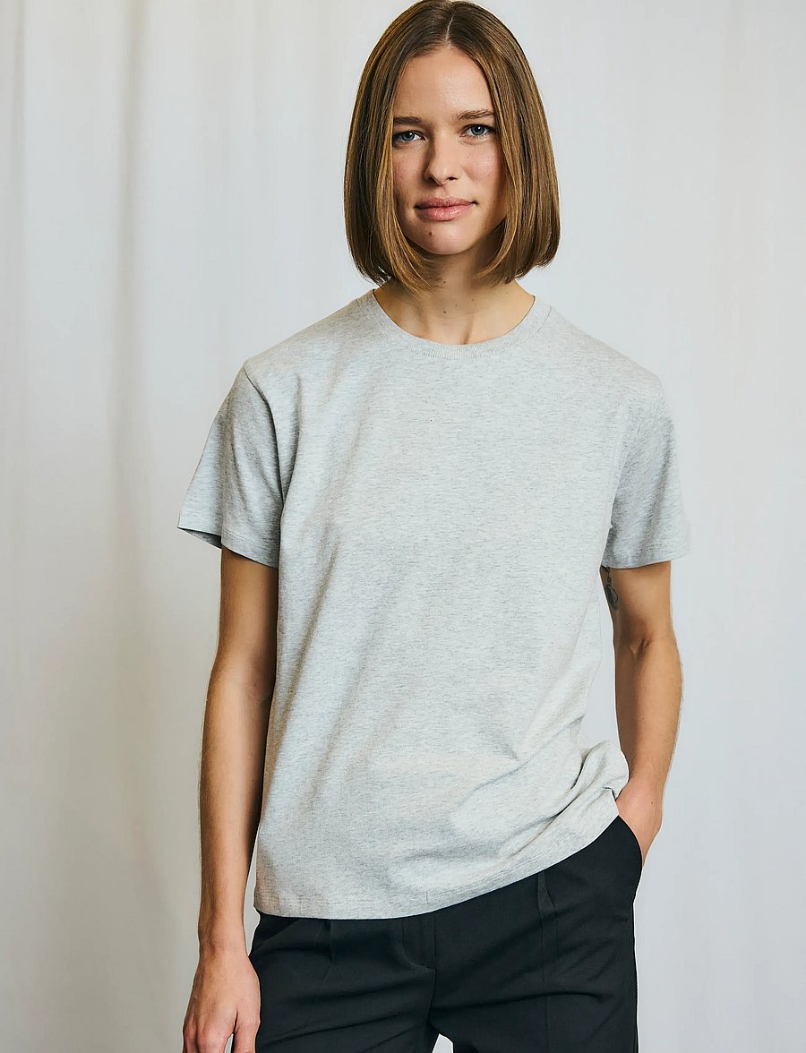 Bruun & Stengade - BS Luna T-Shirt - t-shirts - light grey - 3