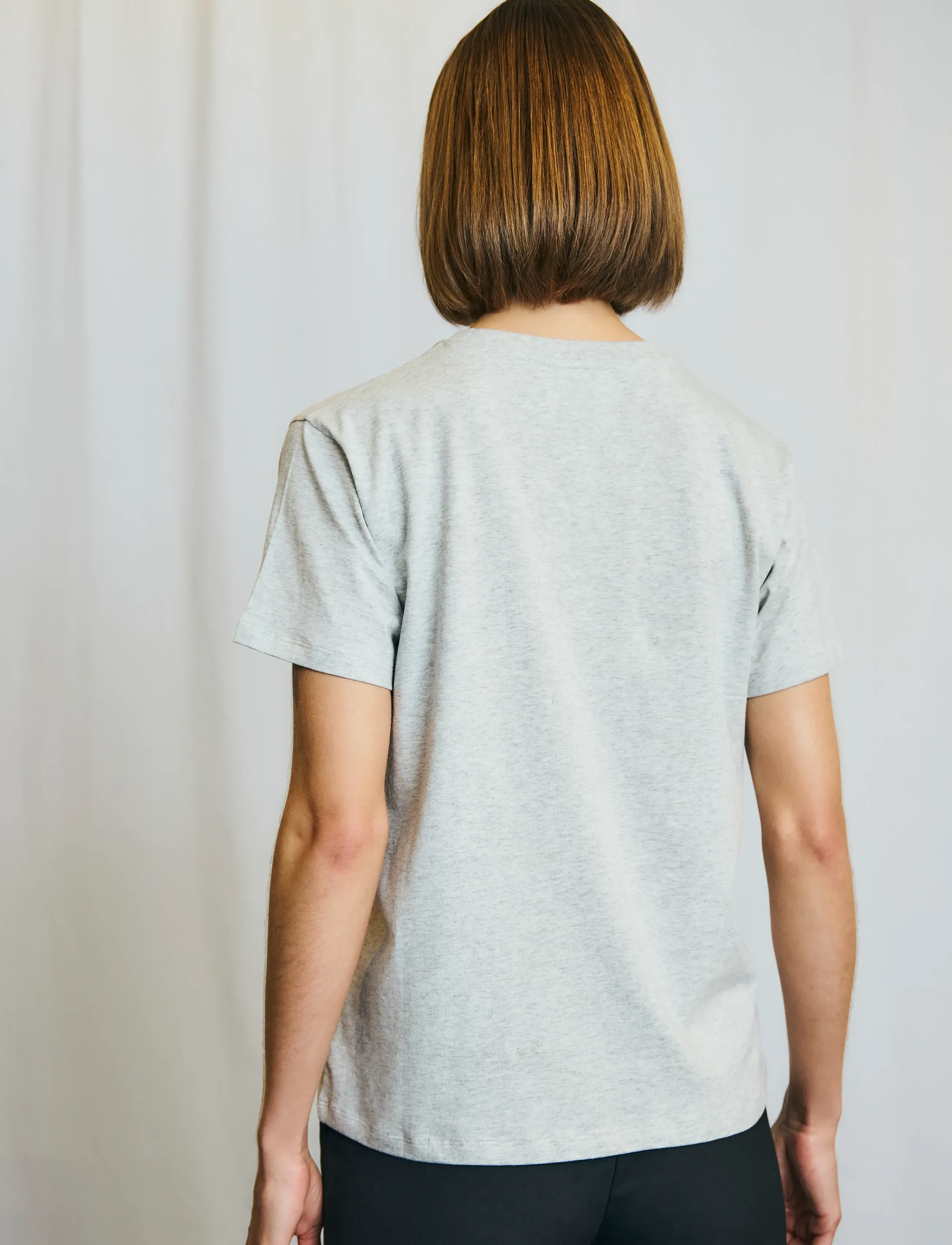 Bruun & Stengade - BS Luna T-Shirt - t-shirts - light grey - 4