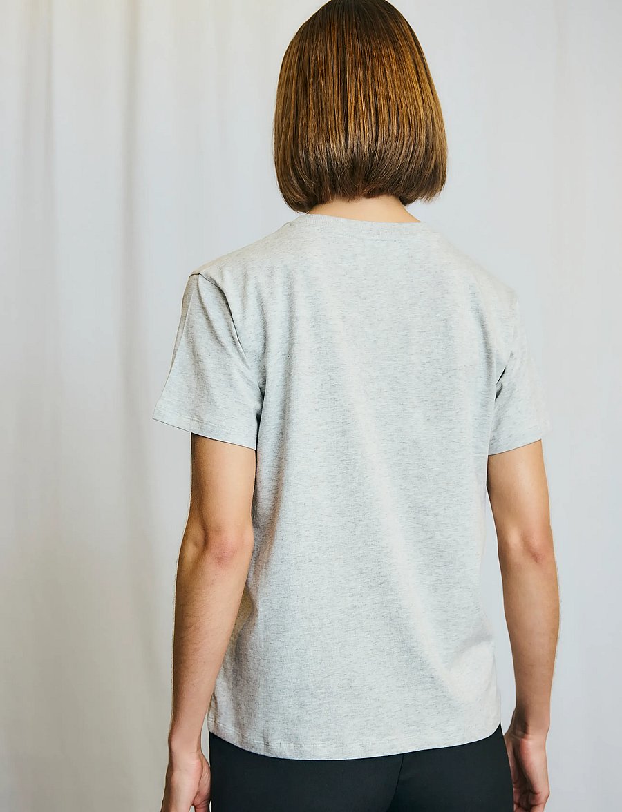 Bruun & Stengade - BS Luna T-Shirt - t-shirts - light grey - 4