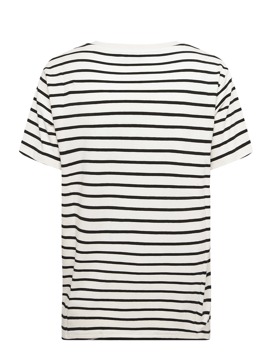 Bruun & Stengade - BS Luna T-Shirt - t-särgid - off white/black - 1