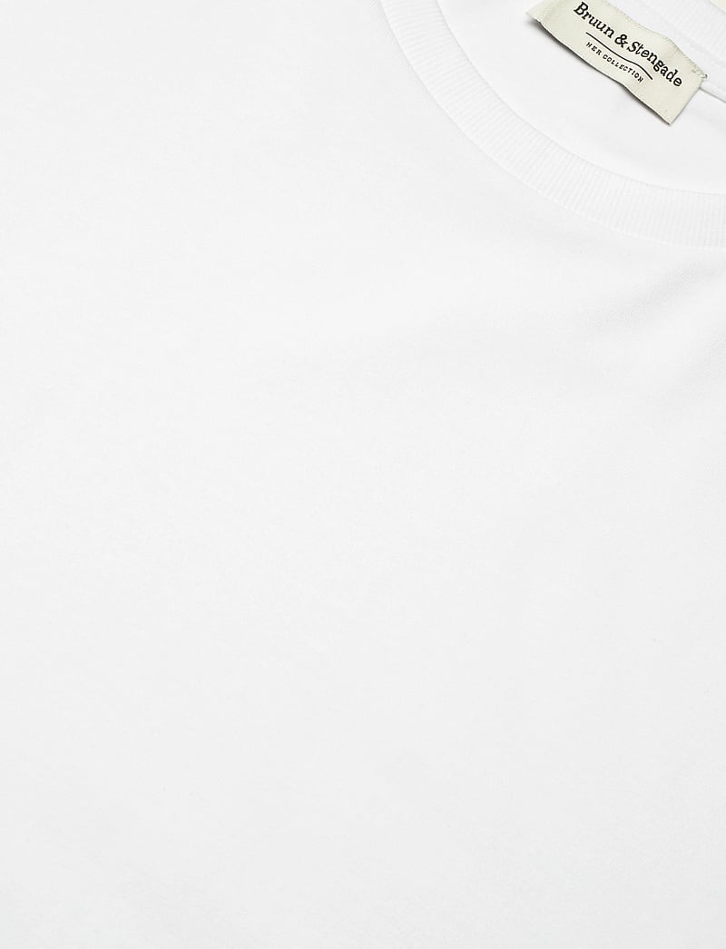 Bruun & Stengade - BS Luna T-Shirt - t-shirts - white - 4
