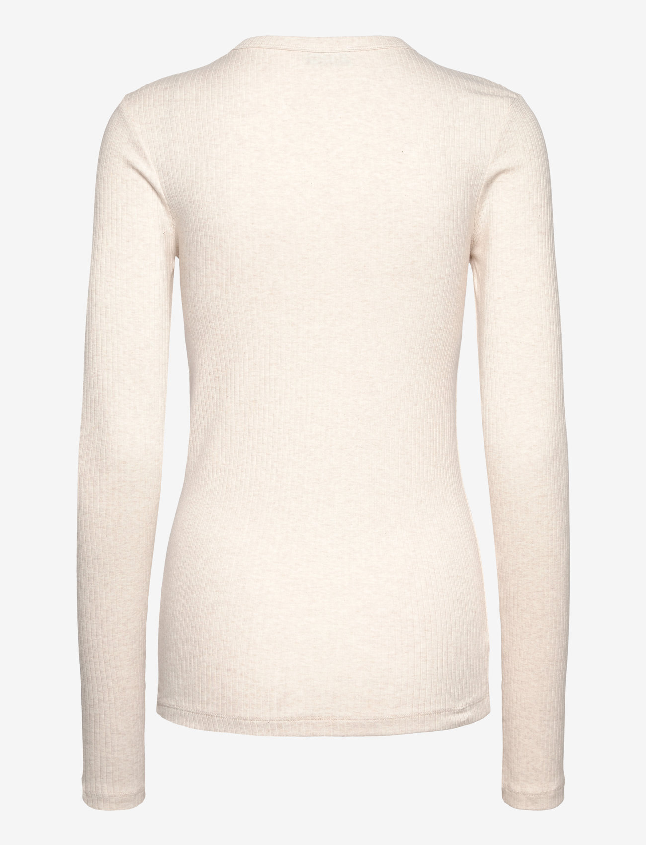 Bruun & Stengade - BS Margrethe Regular Fit Top - långärmade toppar - off white - 2