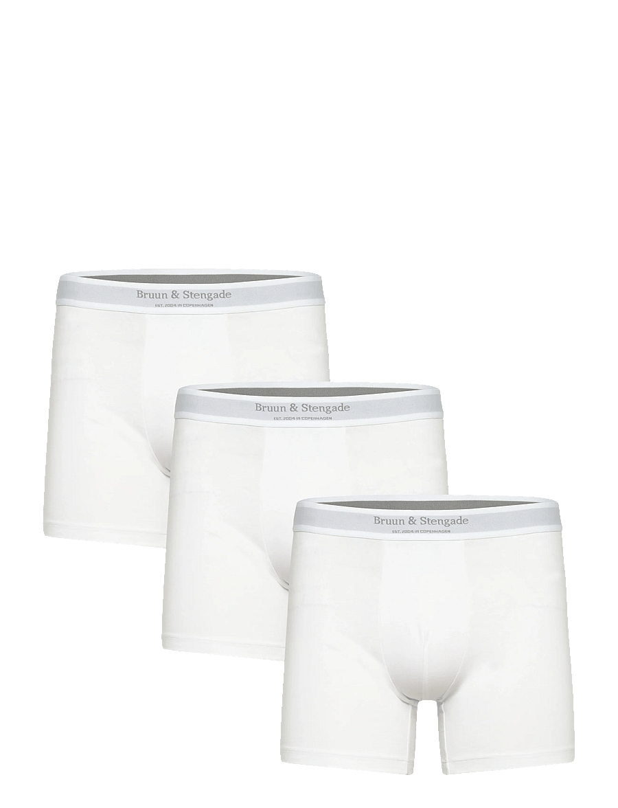 Bruun & Stengade - BS Boxer Trunks - unterhosen im multipack - white - 0