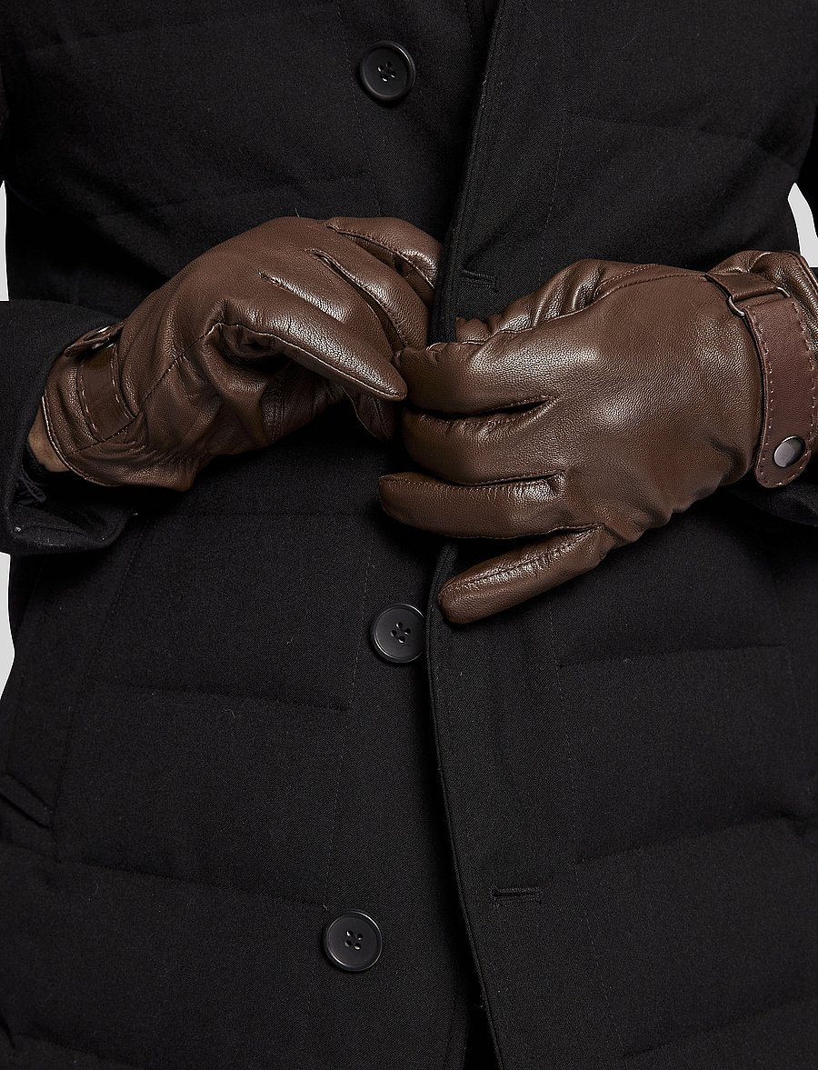 Bruun & Stengade - BS Grover Gloves - kollektioner - brown - 4