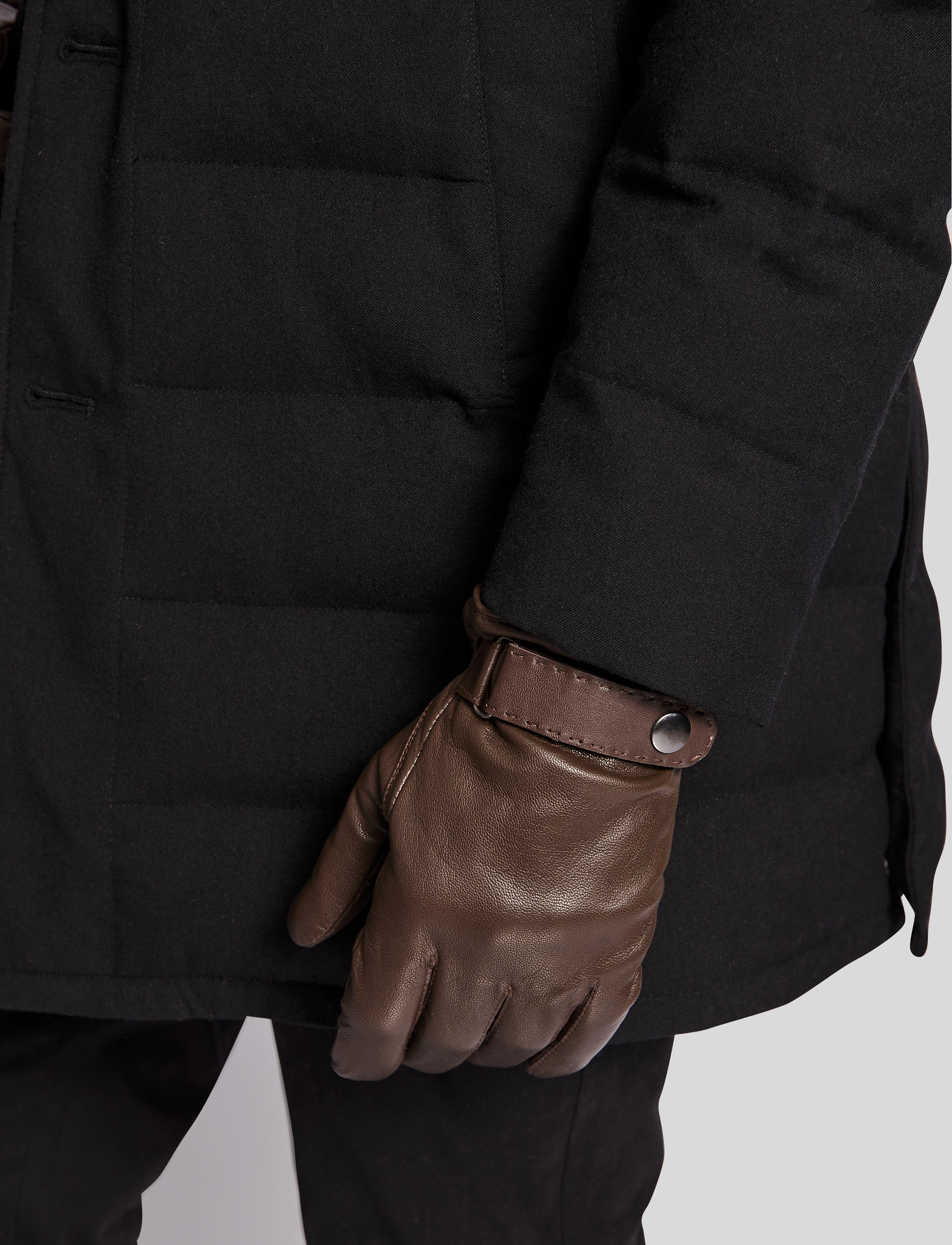 Bruun & Stengade - BS Grover Gloves - beanies & gloves - brown - 5