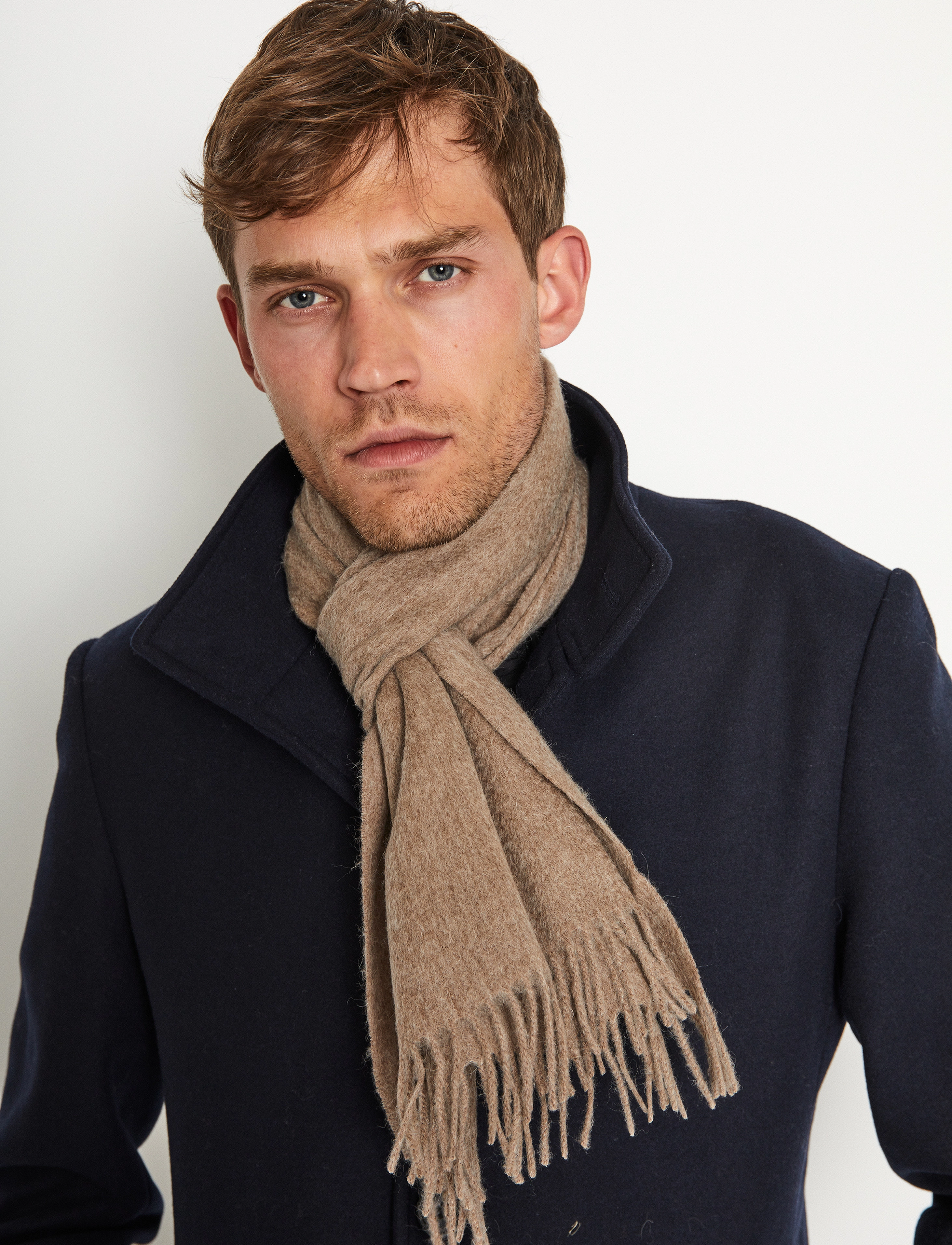 Bruun & Stengade - BS Kemsley Scarf - halstørklæder - camel - 4