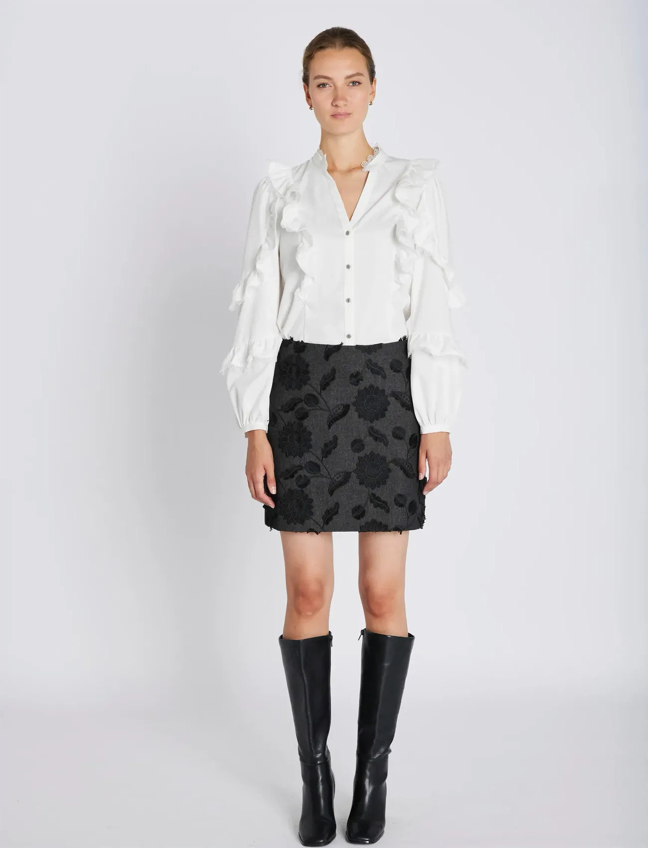 Bruuns Bazaar Almondbbjoannas Skirt - Black - 34