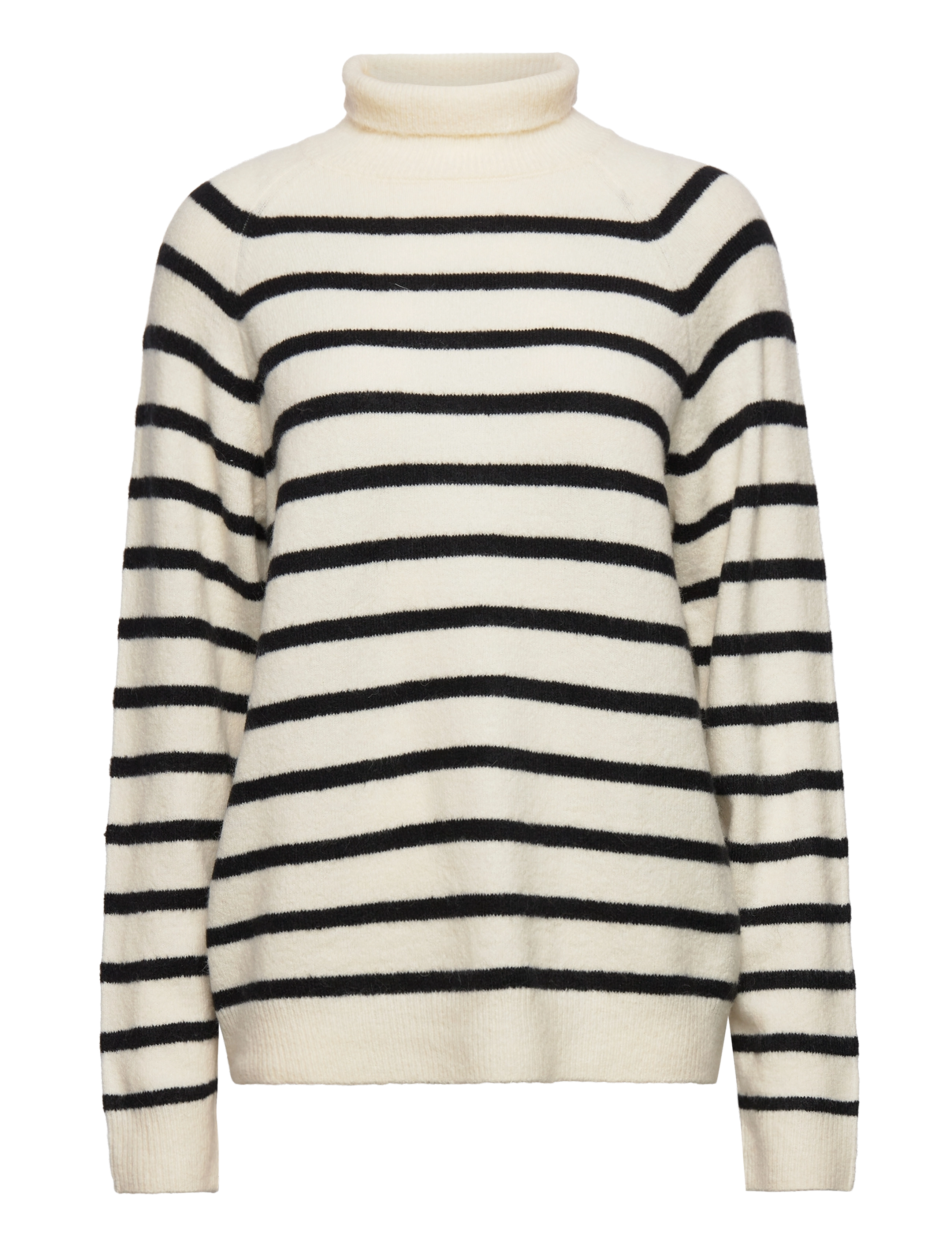 Bruuns Bazaar - Dallas Gilbert knit - snow white with black stripe - 0