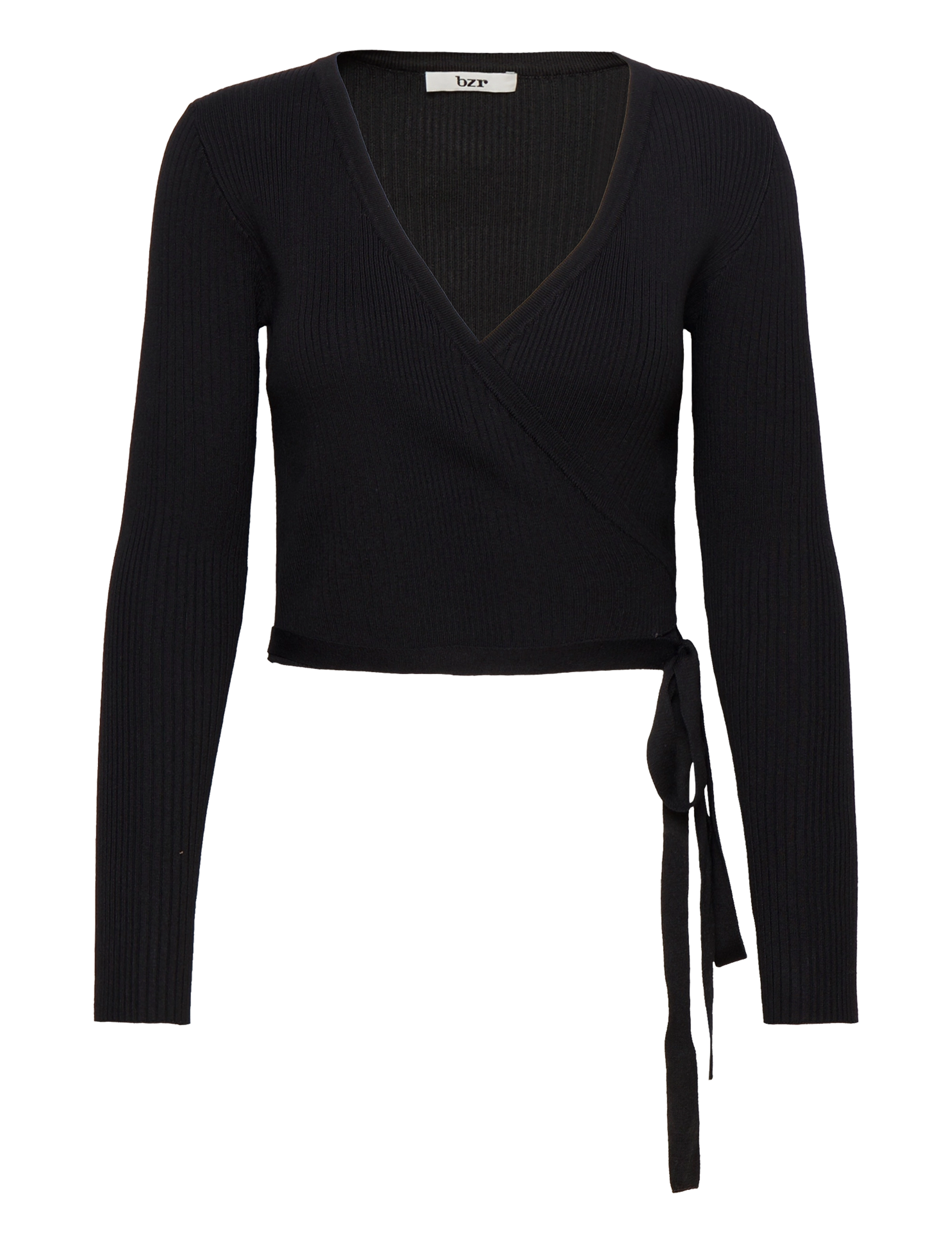 Lela Jimma wrap top - BLACK