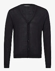 Bruuns Bazaar - CharlesBBCardigan - podstawowa odzież z dzianiny - black - 0