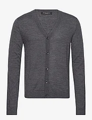 Bruuns Bazaar - CharlesBBCardigan - trøjer - mid grey mel - 0
