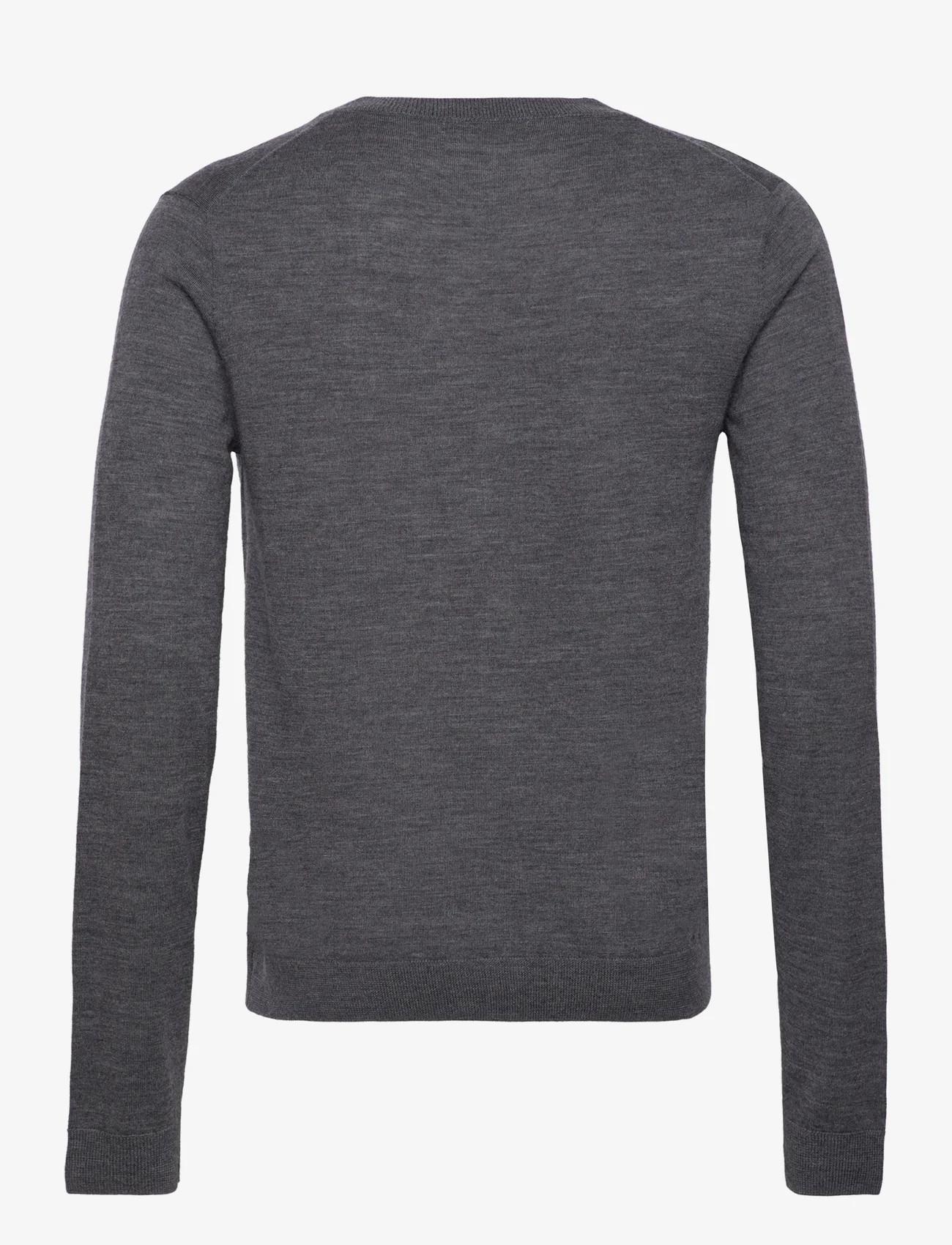 Bruuns Bazaar - CharlesBBCardigan - basic knitwear - mid grey mel - 1