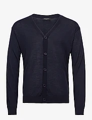 Bruuns Bazaar - CharlesBBCardigan - megzti laisvalaikio drabužiai - navy - 0
