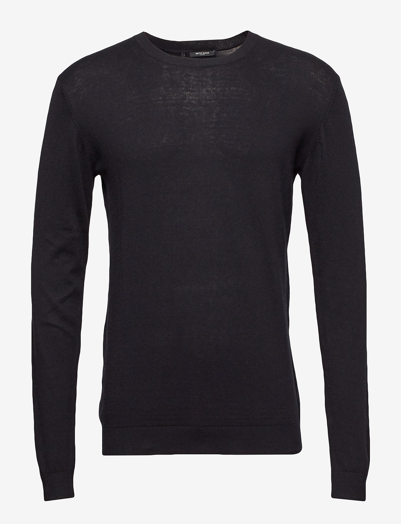 Bruuns Bazaar - Gerhard o-neck LS - black - 0
