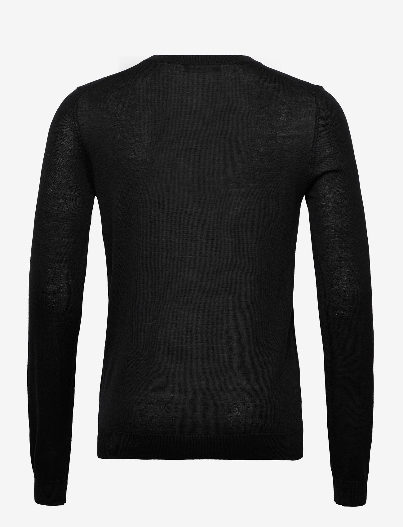 Bruuns Bazaar - CharlesBB Crew Neck - megztinis su apvalios formos apykakle - black - 1