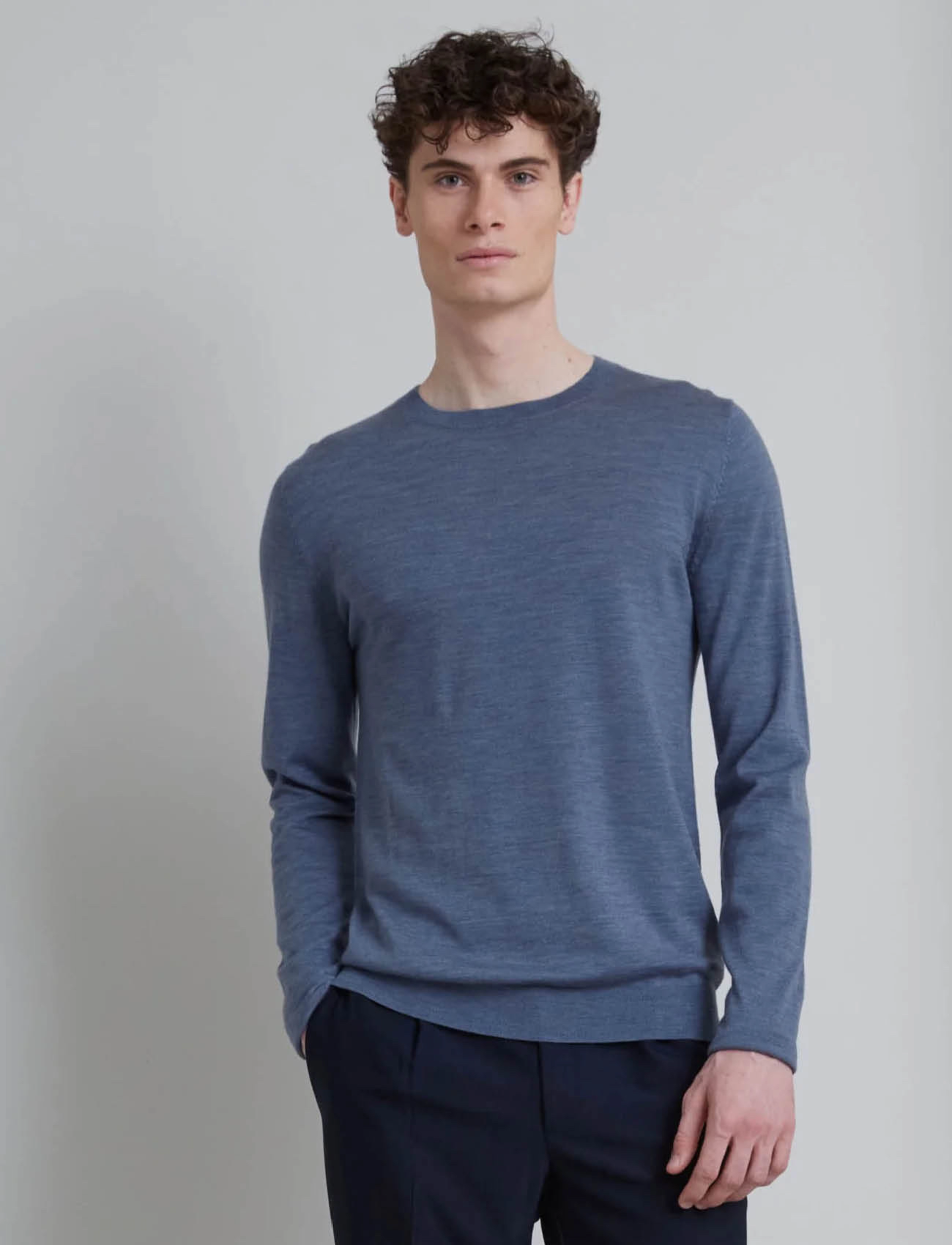 Bruuns Bazaar - CharlesBB Crew Neck - infinity - 2