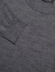 Bruuns Bazaar - CharlesBB Crew Neck - megztinis su apvalios formos apykakle - mid grey mel - 2