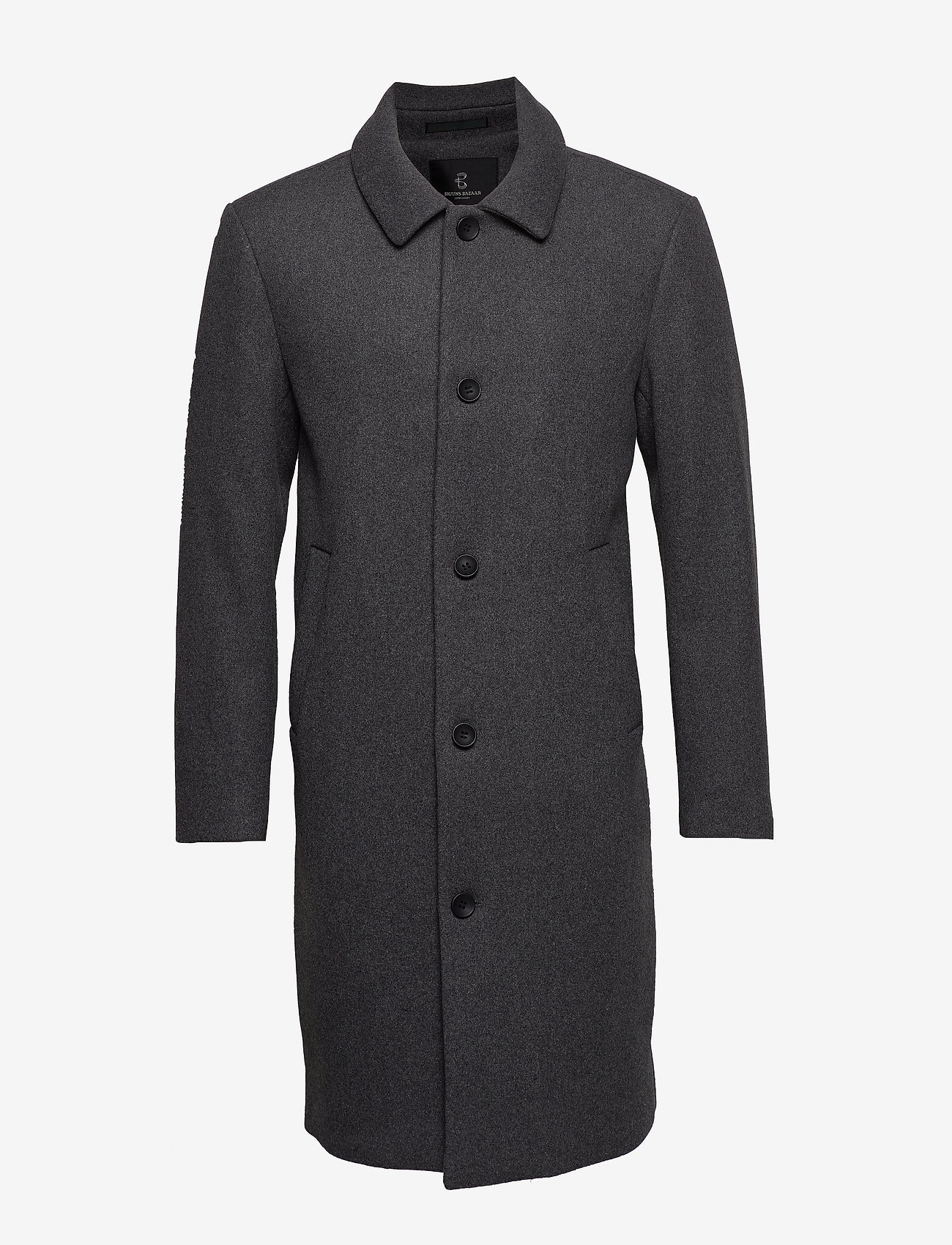 Bruuns Bazaar - Aslan Mac Coat - grey mel - 0