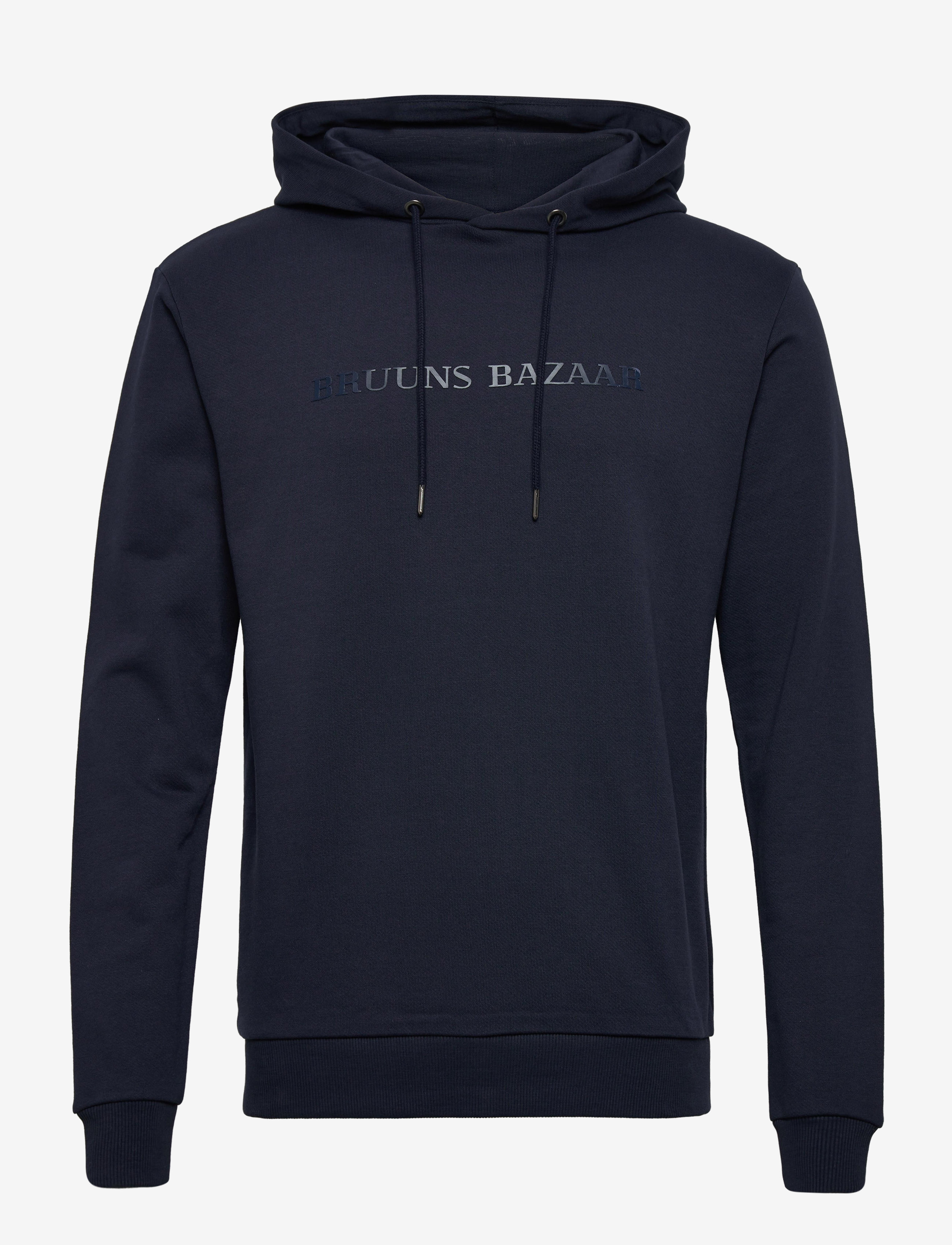 Bruuns Bazaar - BertilBB hoodie - navy - 1