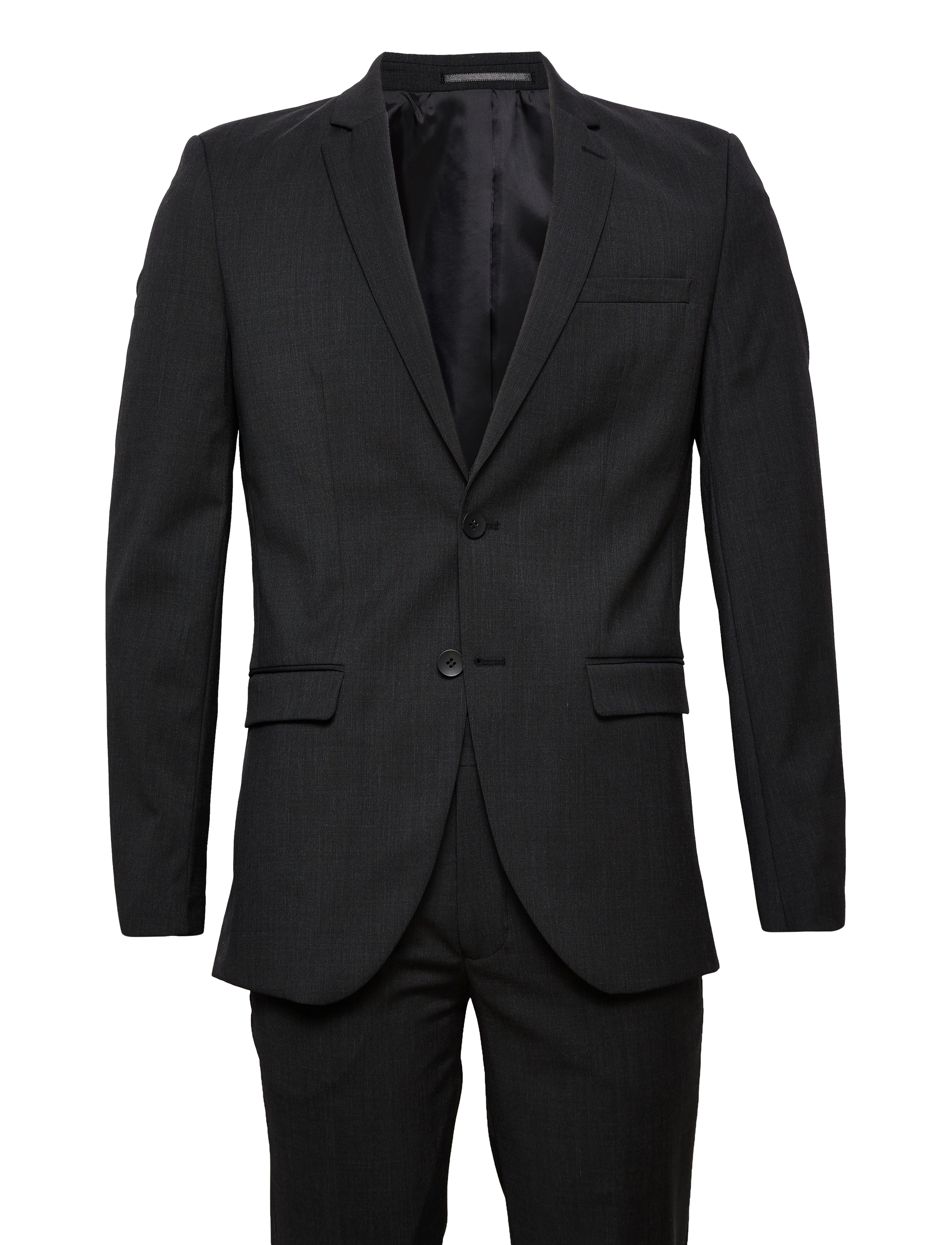 Bruuns Bazaar - Karl Suit - grey melange - 0