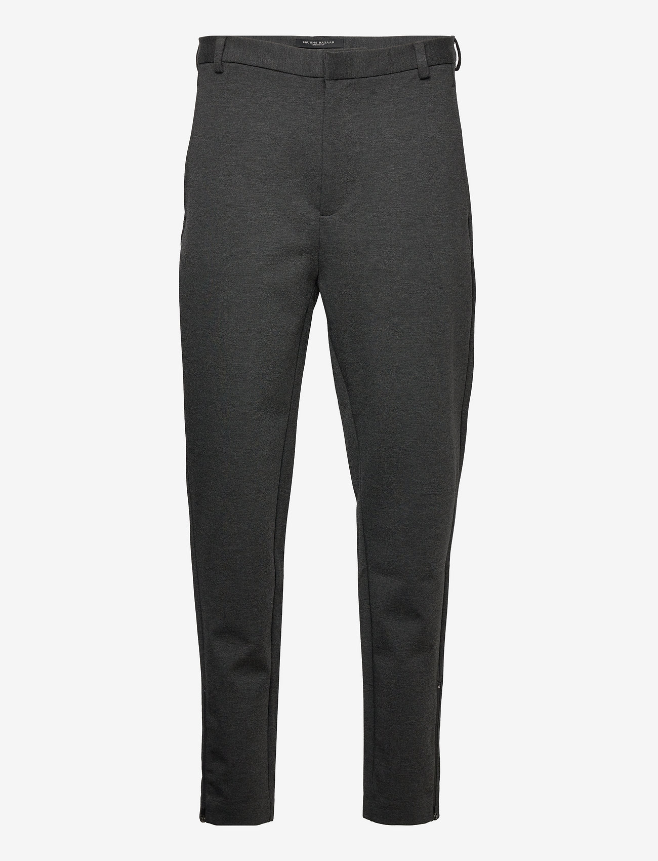 Bruuns Bazaar - Politan zip pants - antracite - 1