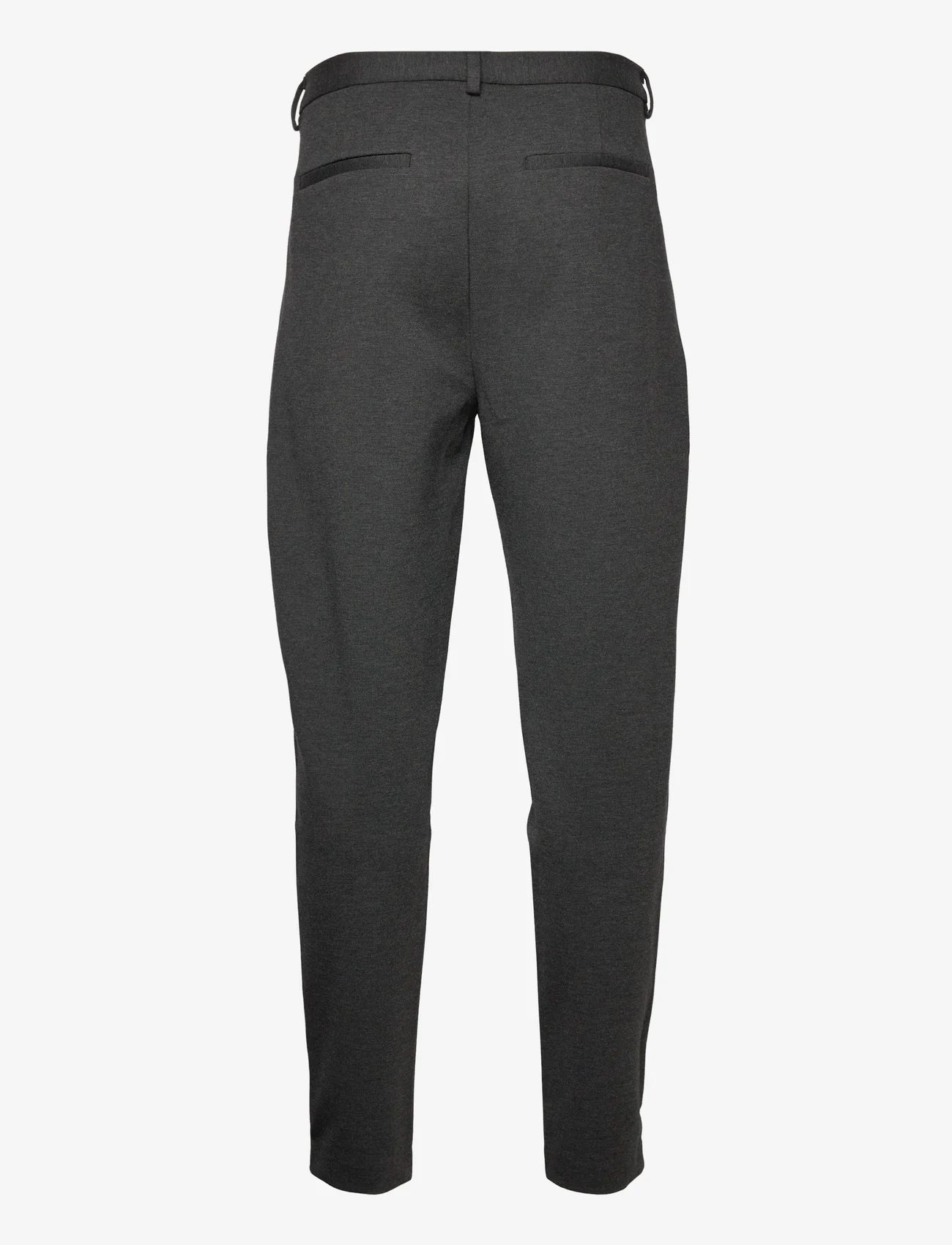 Bruuns Bazaar - Politan zip pants - chinot - antracite - 1