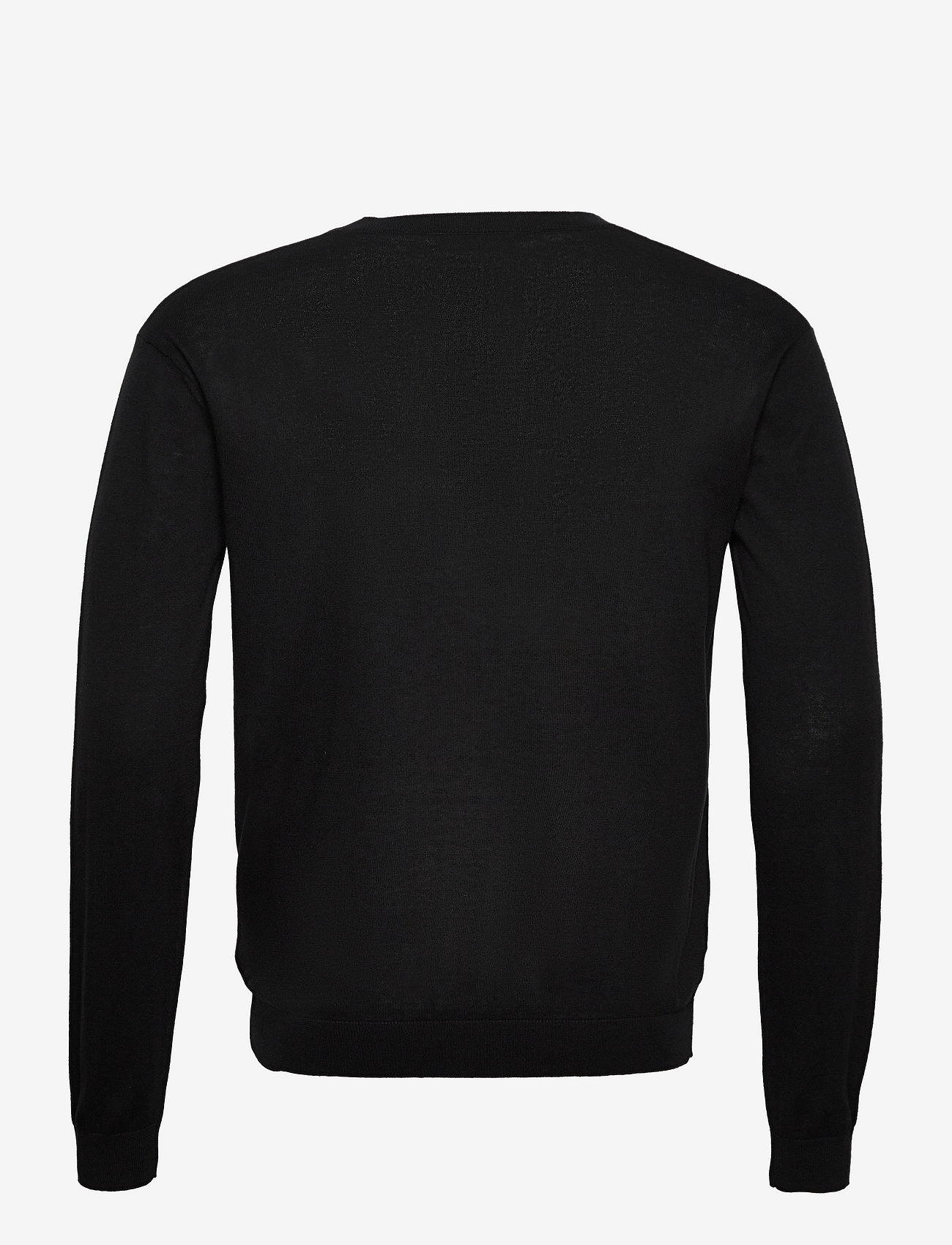 Bruuns Bazaar - Gerhard o-neck LS - black - 3