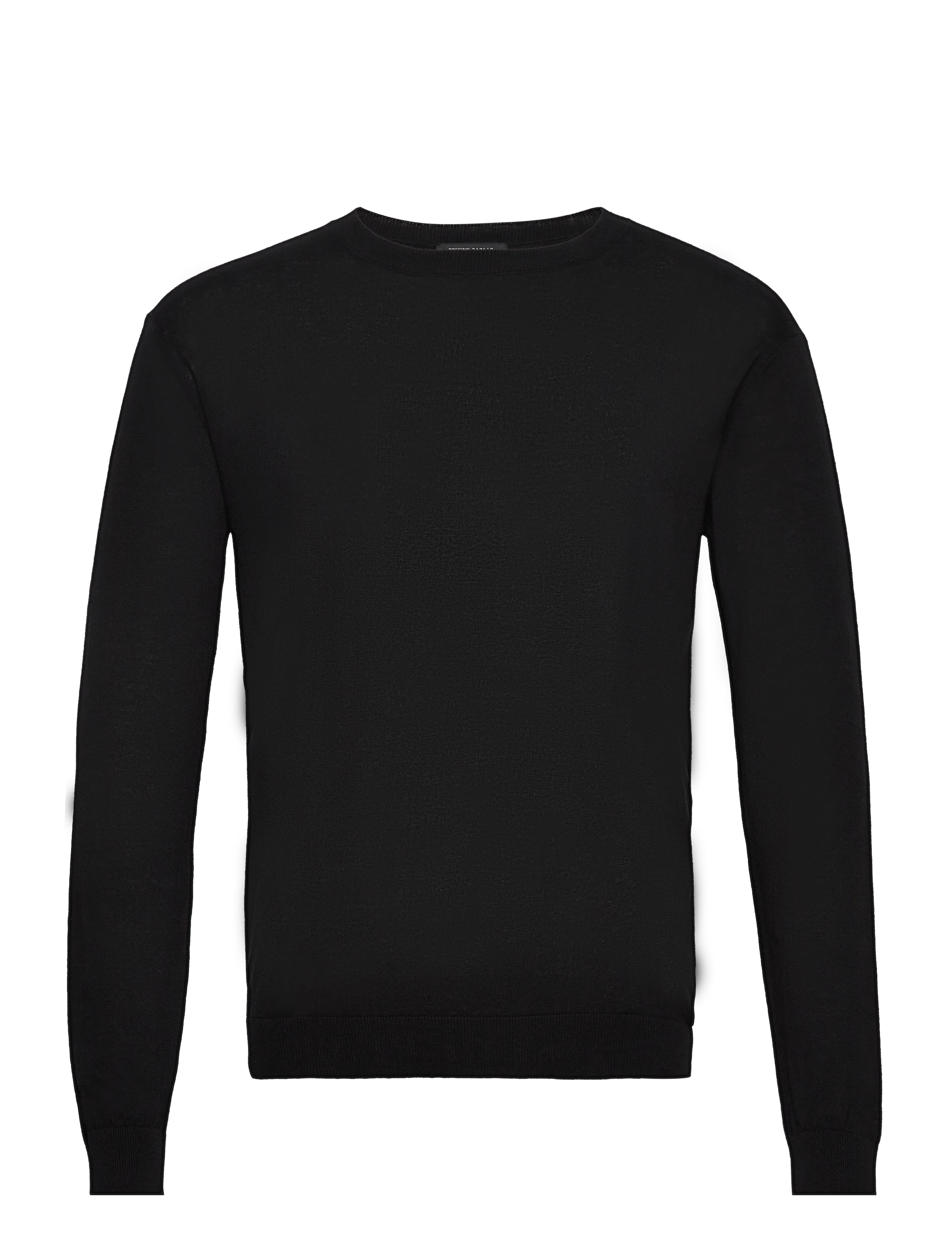 Bruuns Bazaar - Gerhard o-neck LS - black - 0