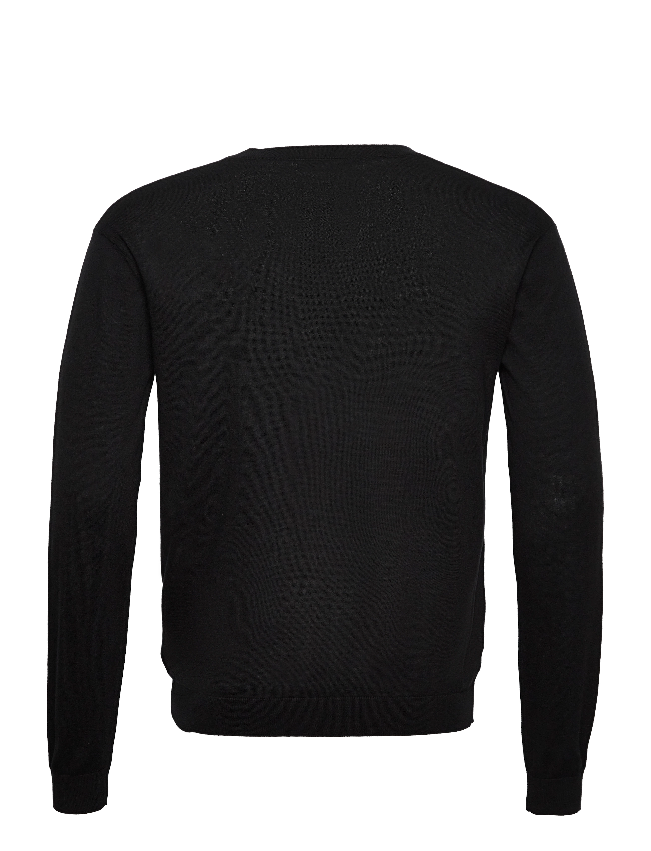 Bruuns Bazaar - Gerhard o-neck LS - black - 2