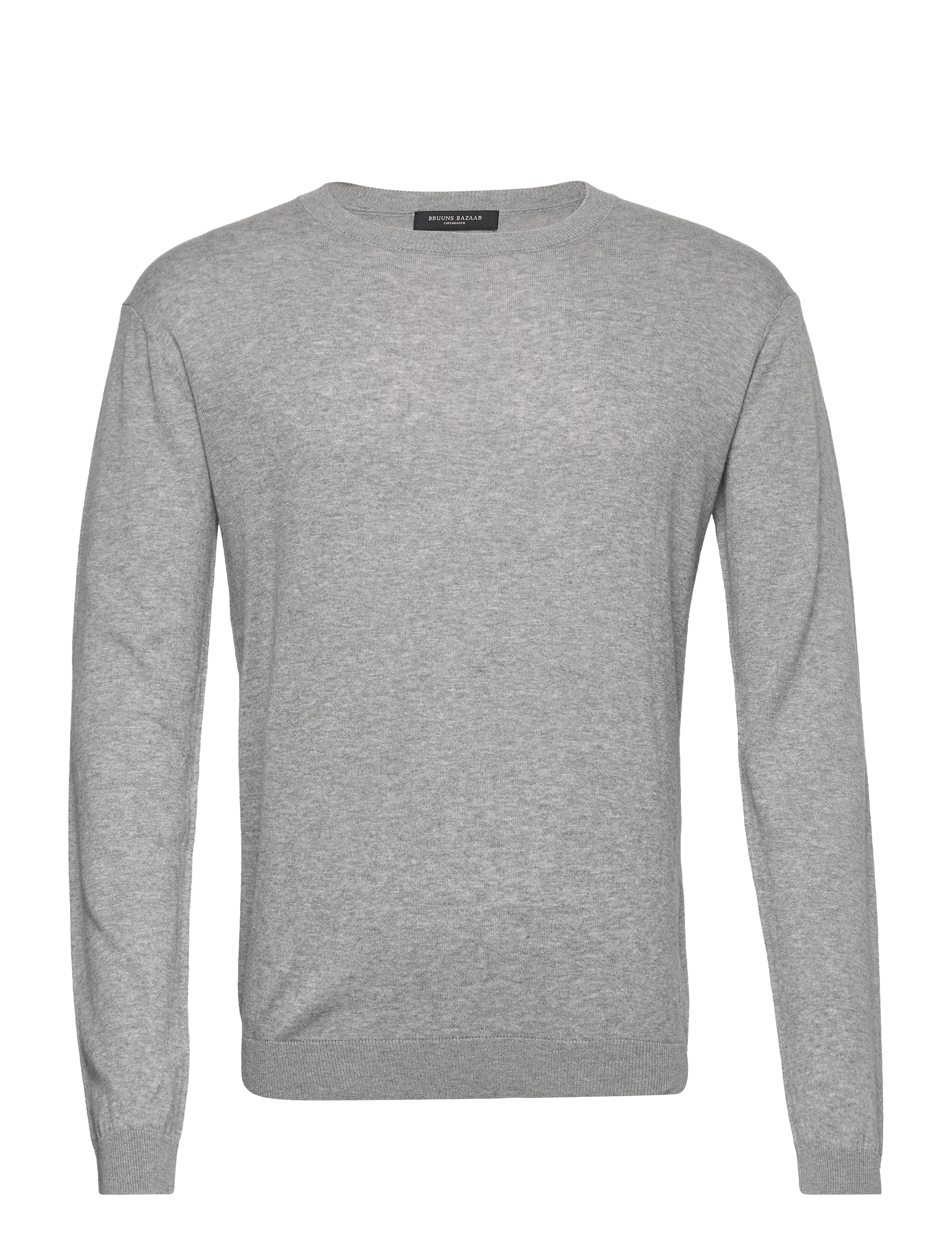 Gerhard o-neck LS - GREY MEL