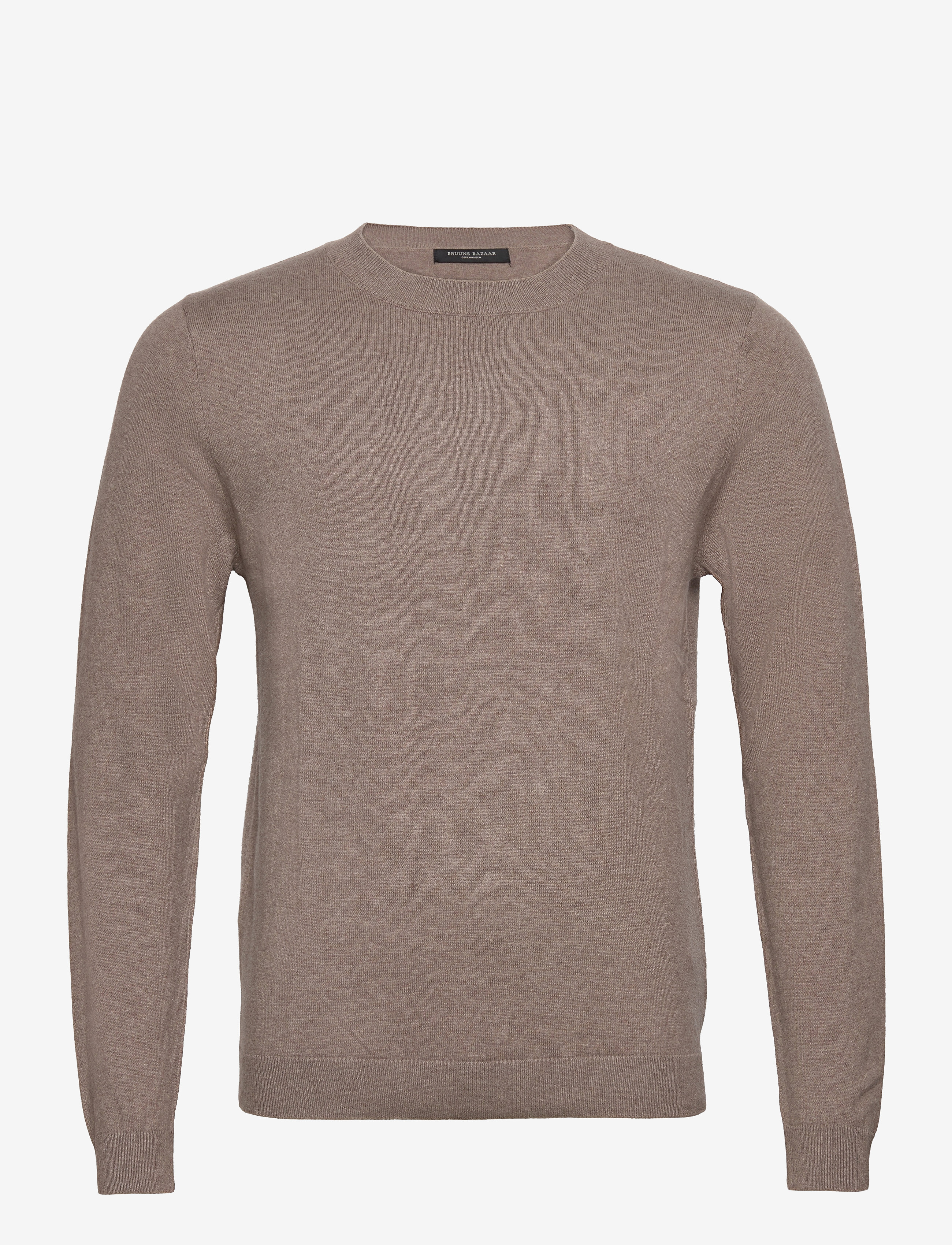 Bruuns Bazaar - Mattis Gio crew neck - roasted grey - 1