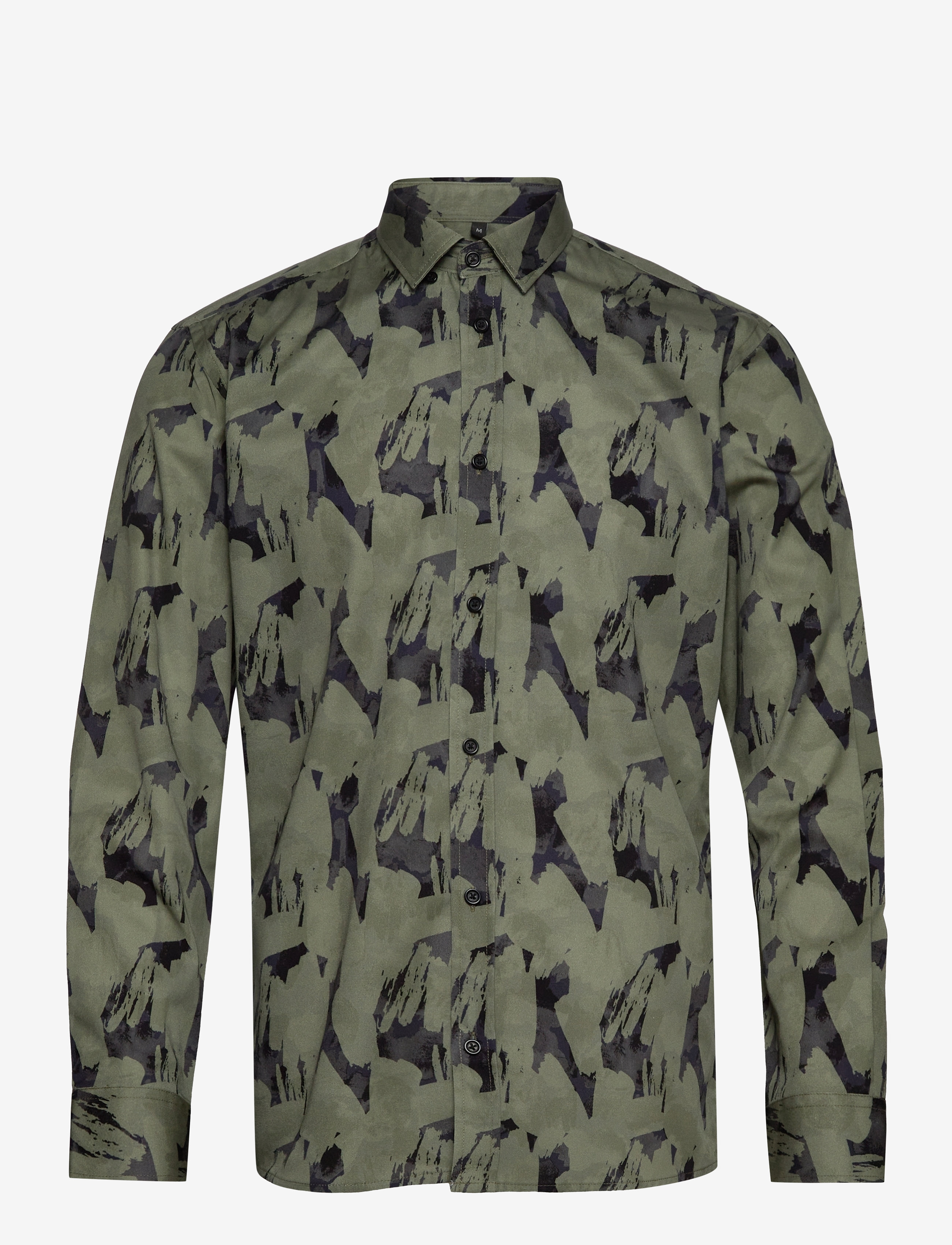 Bruuns Bazaar - Dublin Norman shirt - dried herb aop - 1