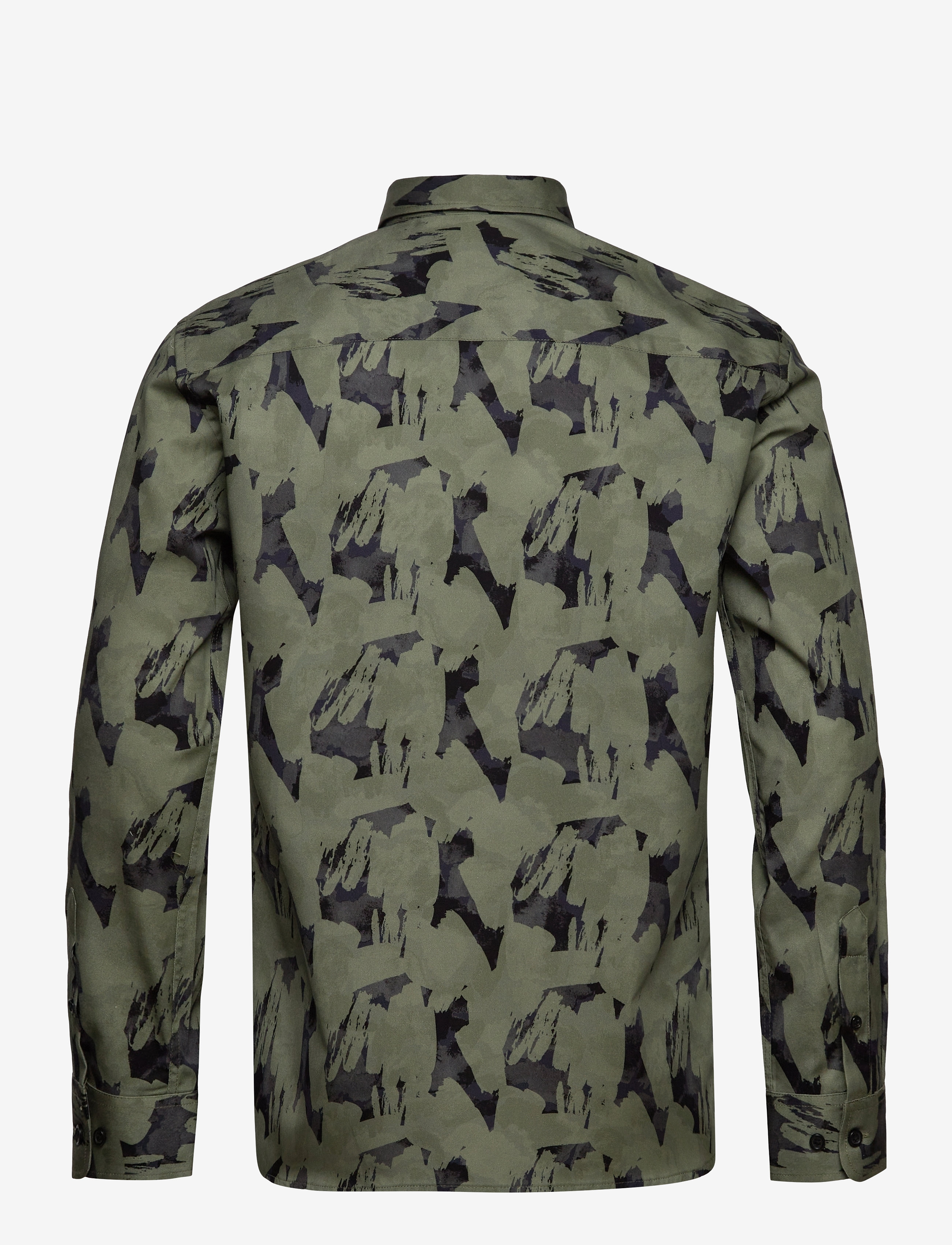 Bruuns Bazaar - Dublin Norman shirt - dried herb aop - 3