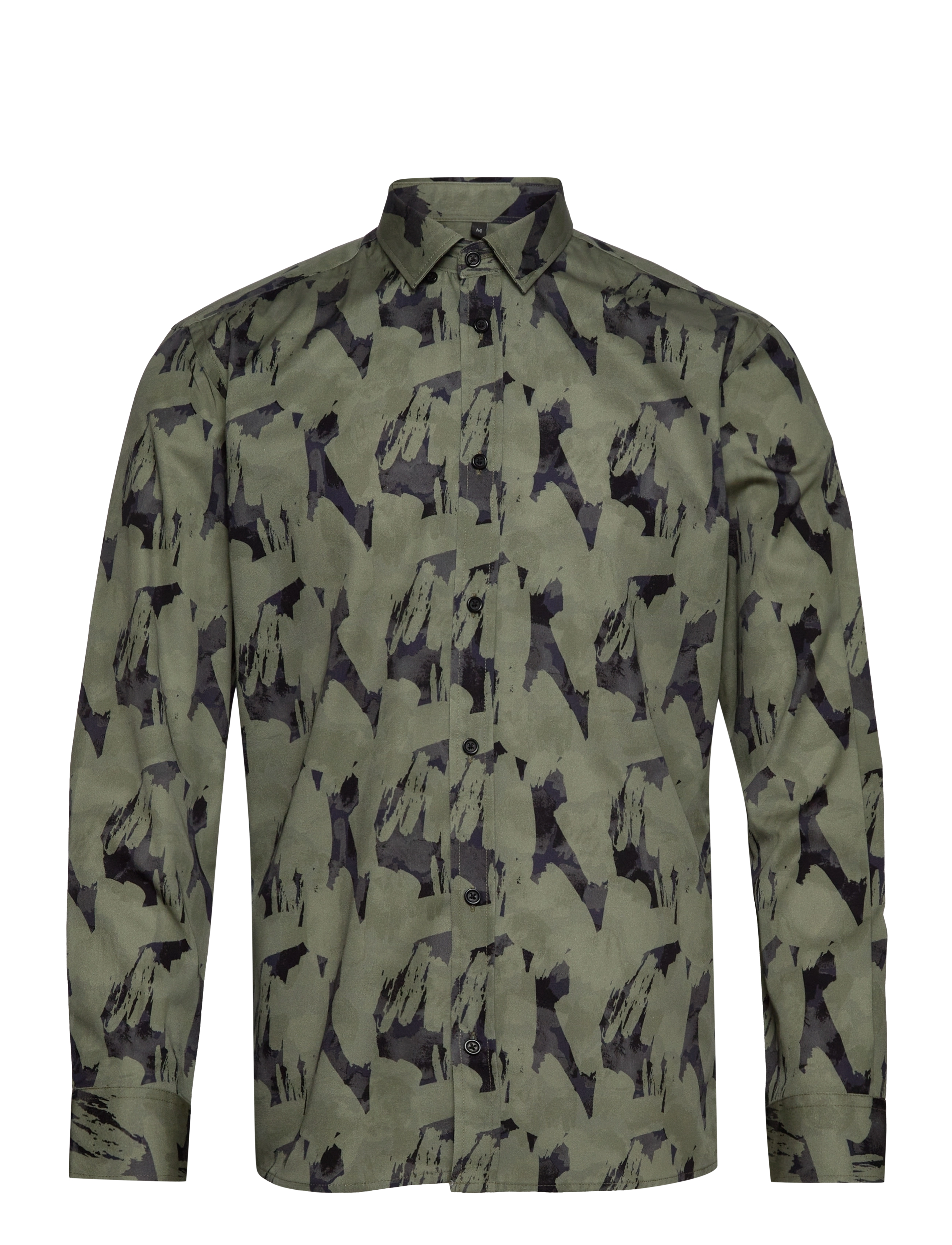 Bruuns Bazaar - Dublin Norman shirt - dried herb aop - 0