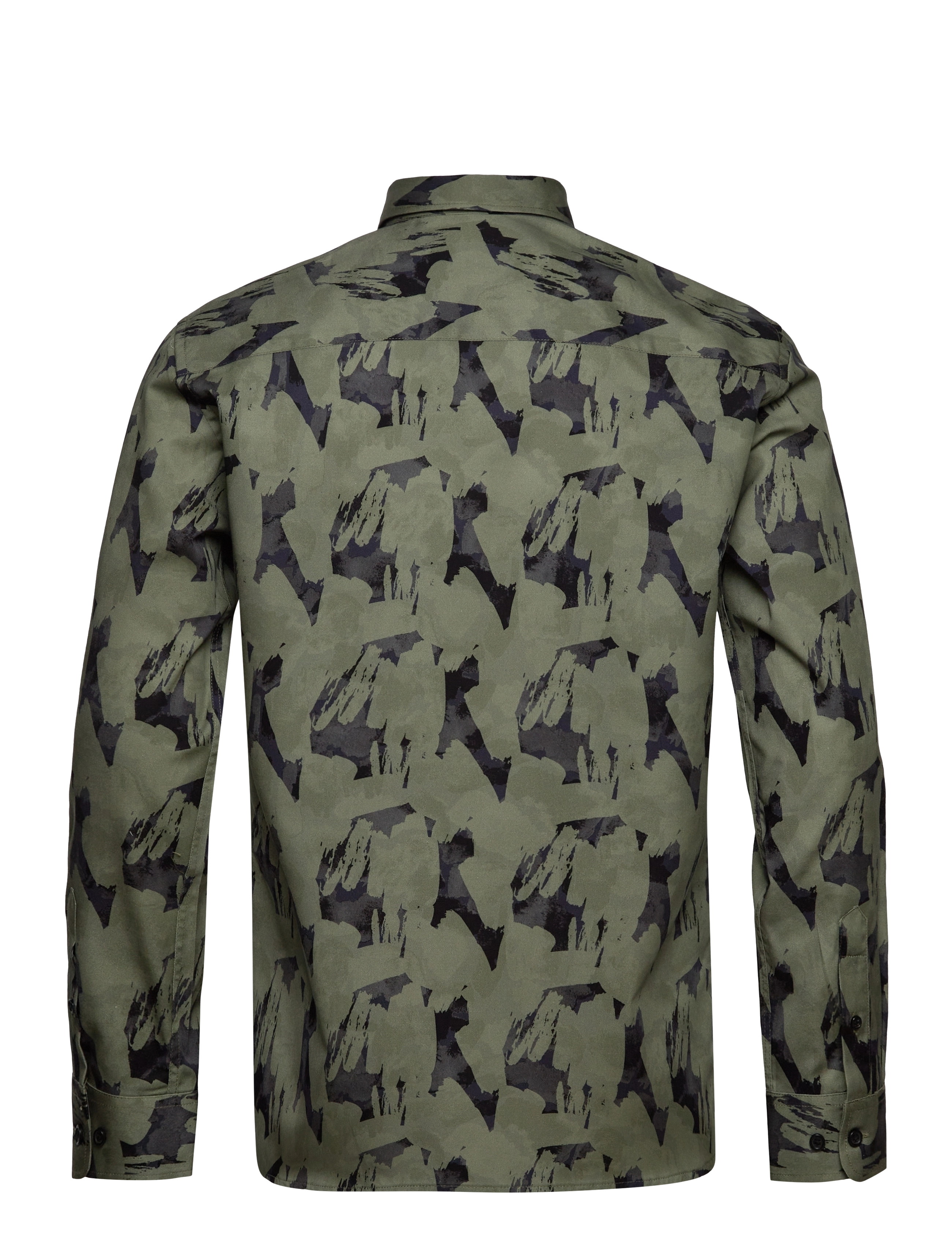 Bruuns Bazaar - Dublin Norman shirt - dried herb aop - 2